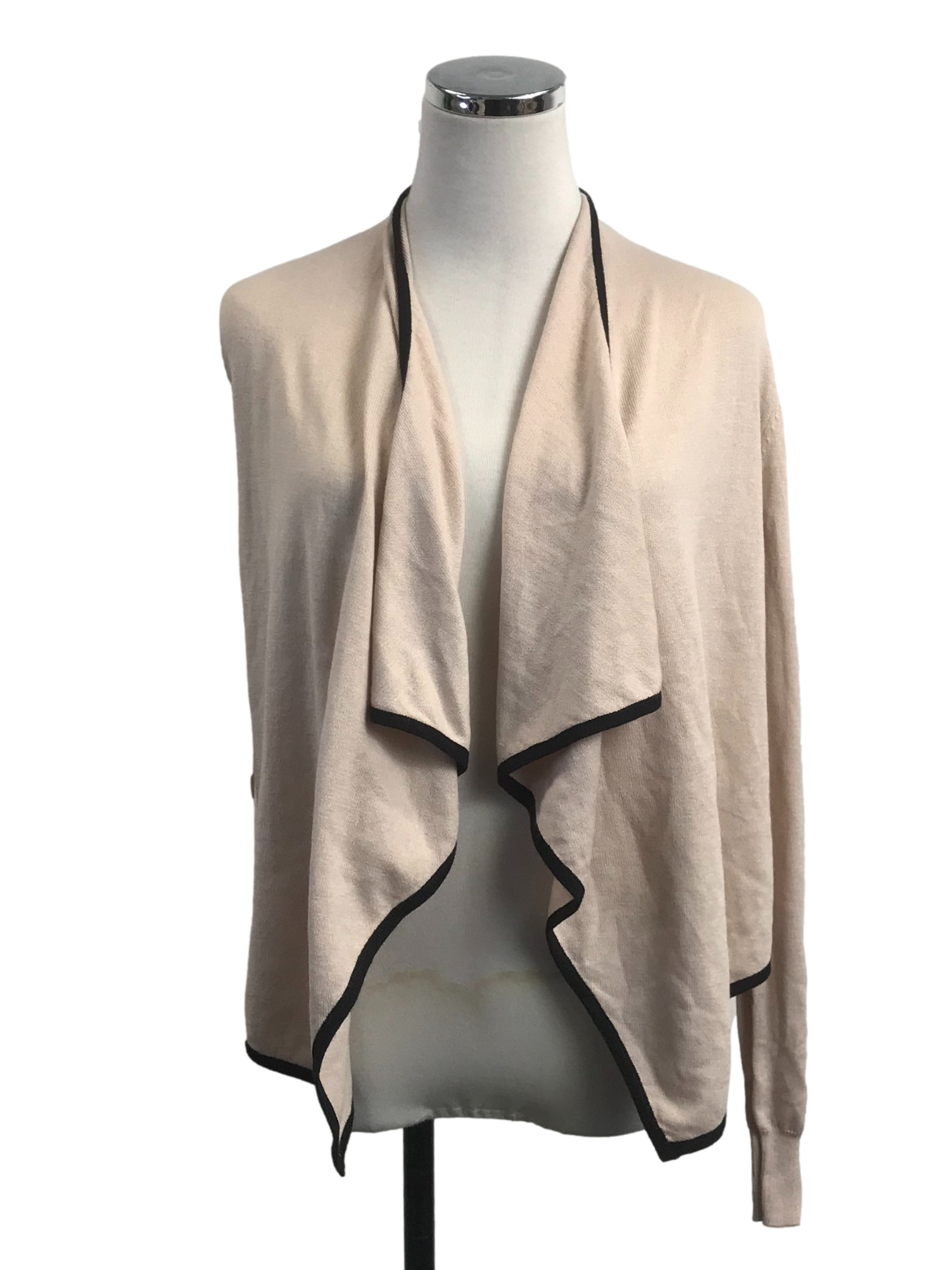 Nude Draped Cardigan