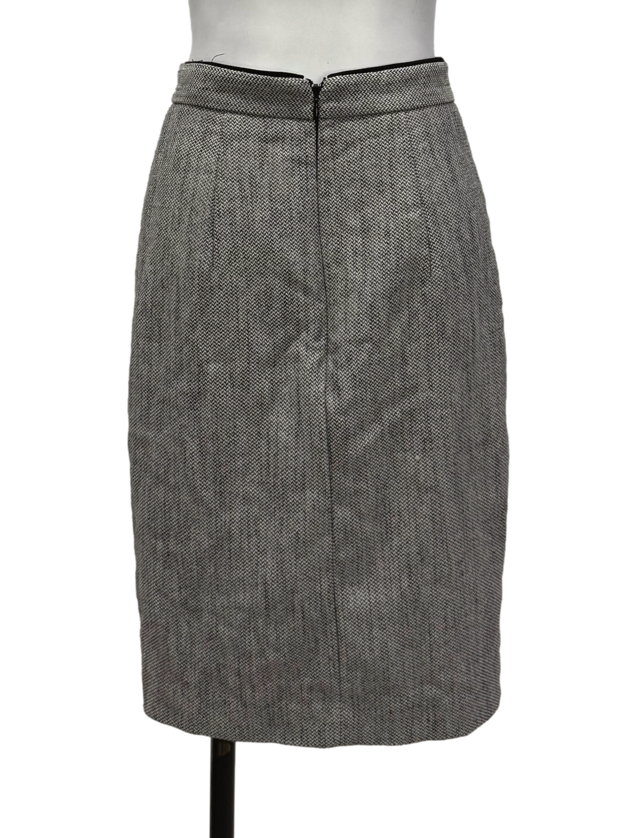 H&M Grey Barleycorn Pencil Skirt | REFASH