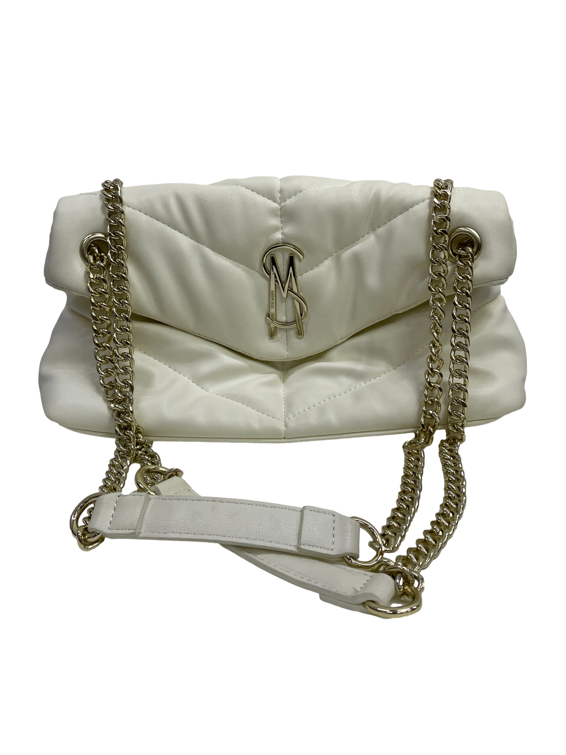 White Quilted Handbag