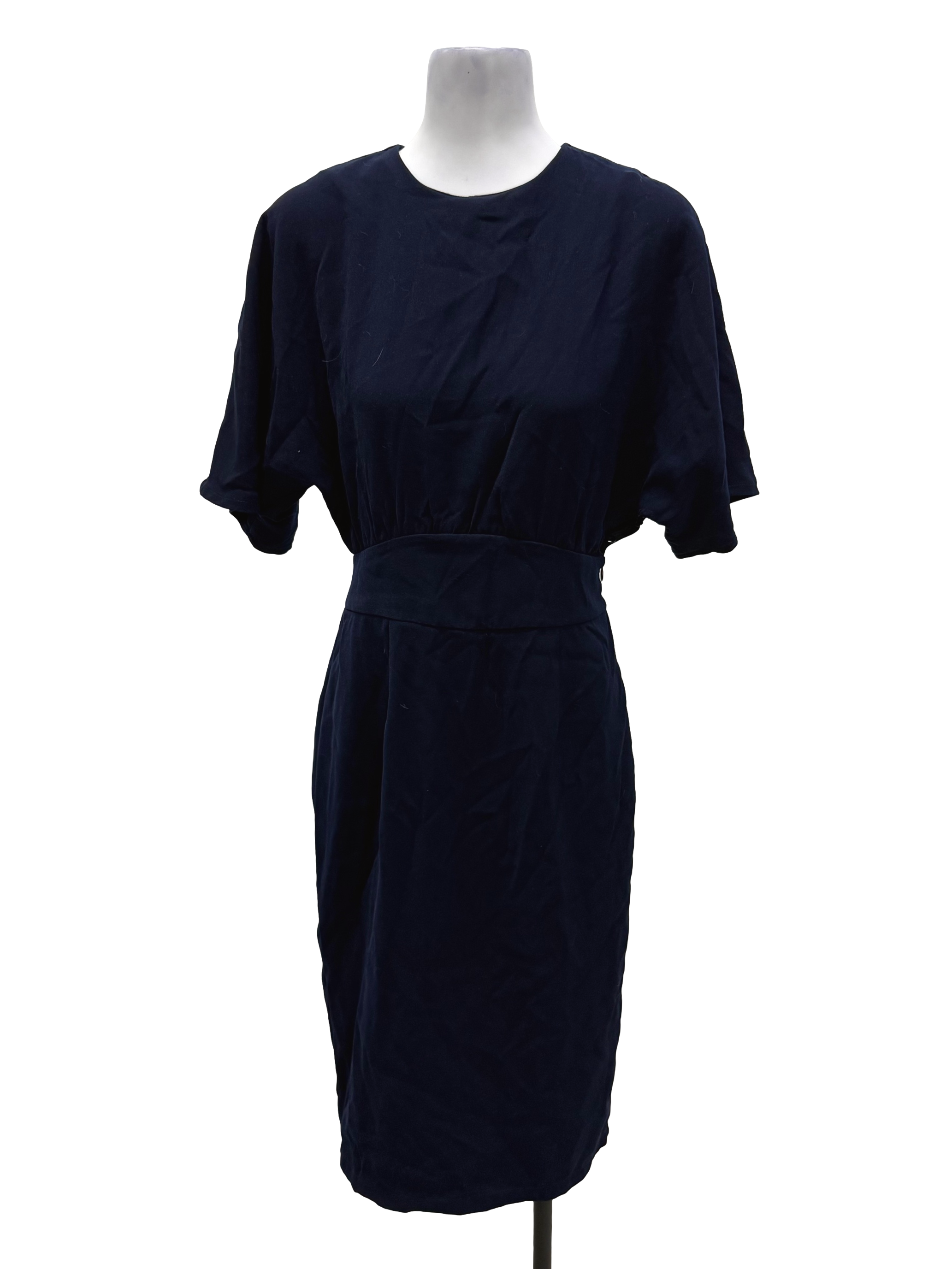 Love Bonito  Navy Blue A Line Dress | REFASH