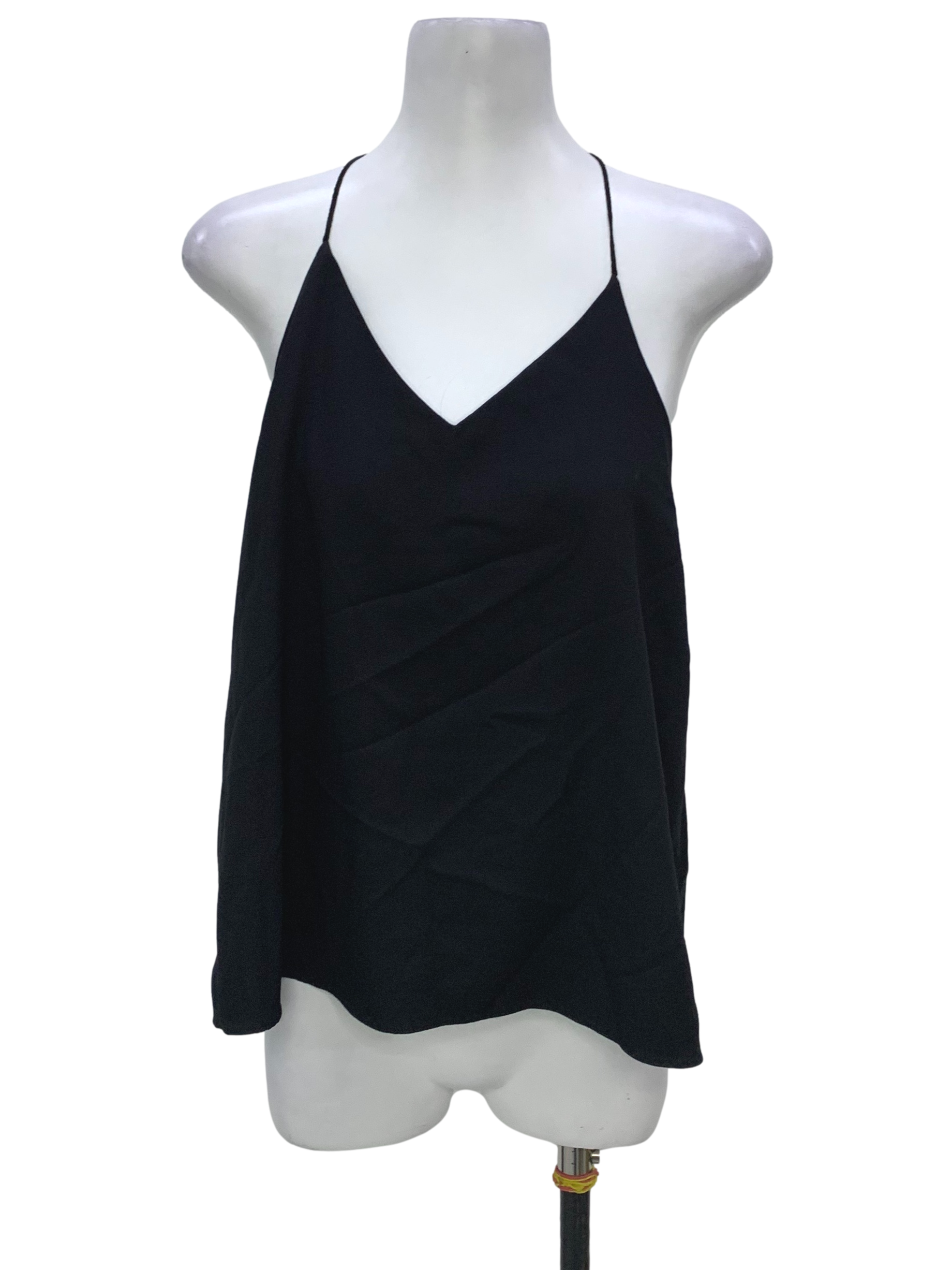 Black V Neck Top