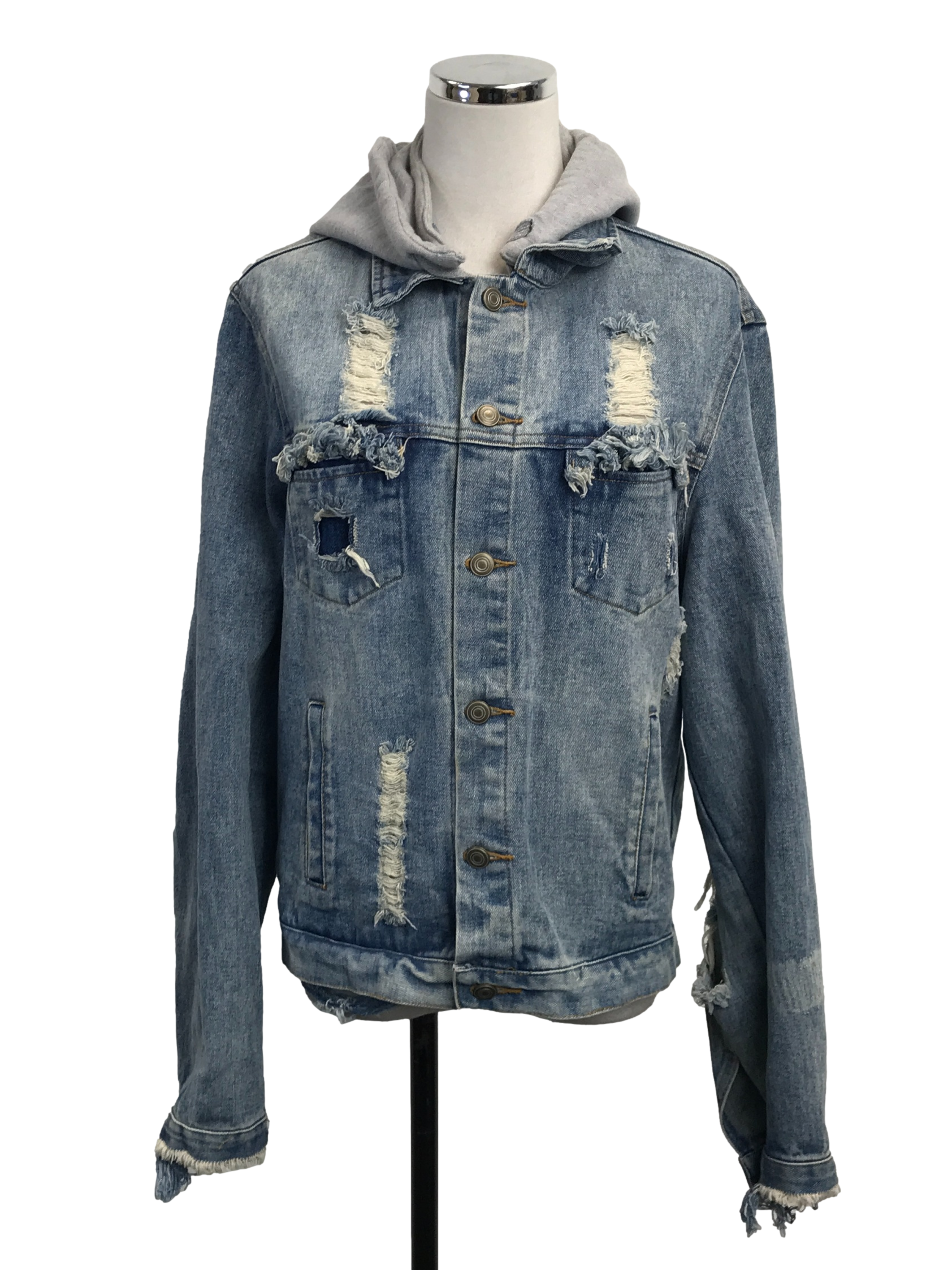 Denim Wings Embroidered Jacket