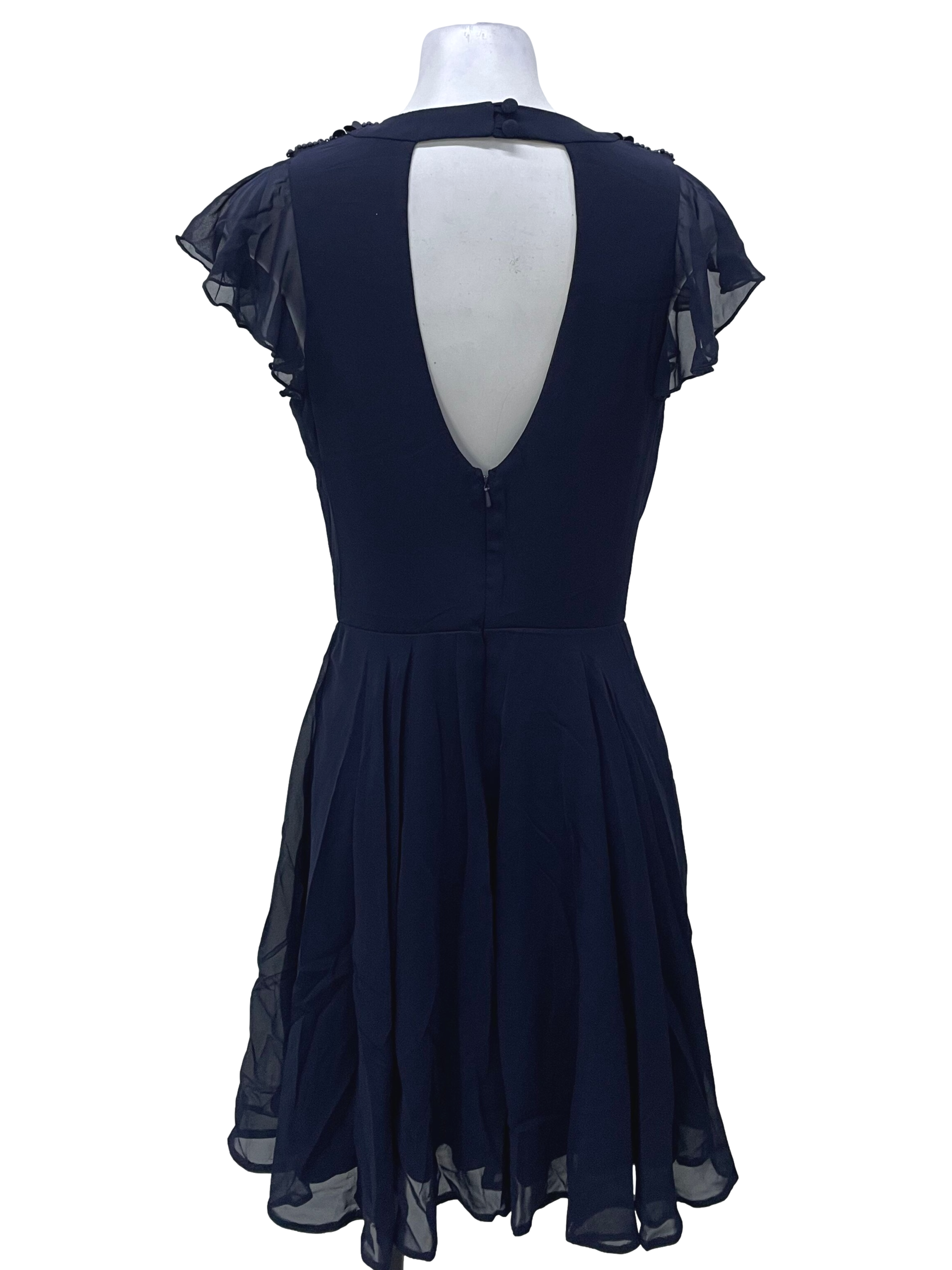 Dark Blue Mini Sequence Dress