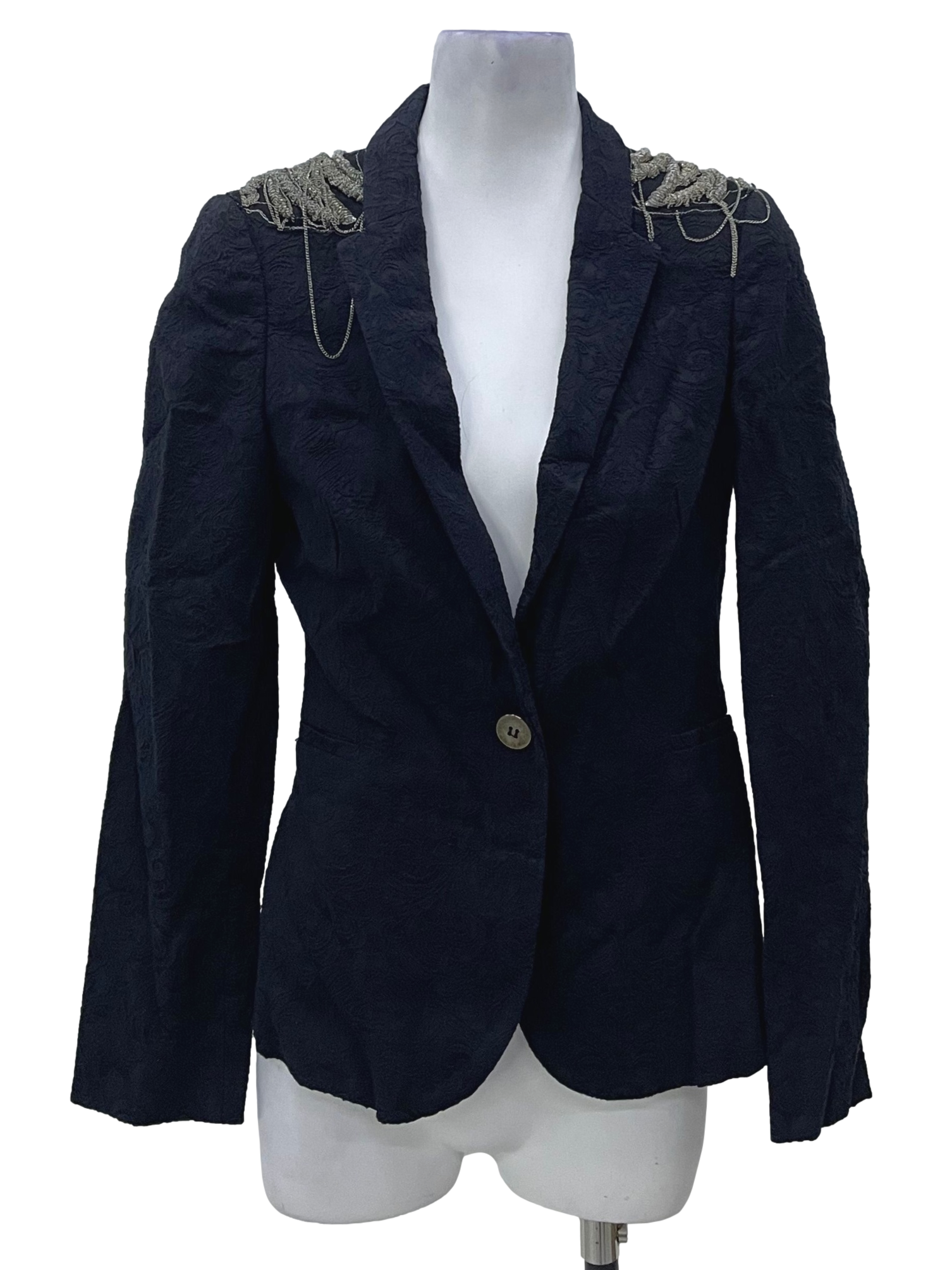 Dark Blue Sequence Blazer