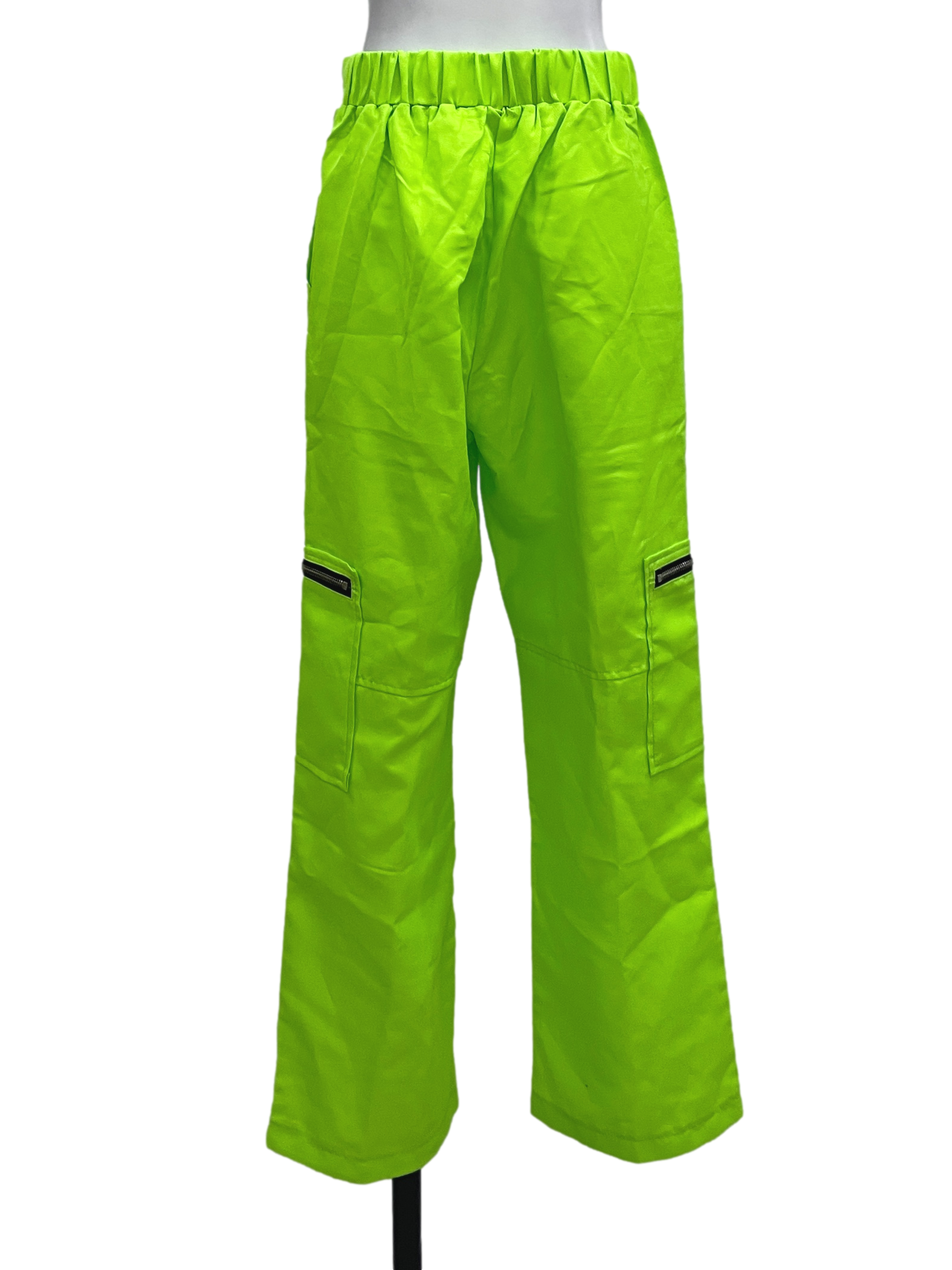 Neon Green Zip Pants