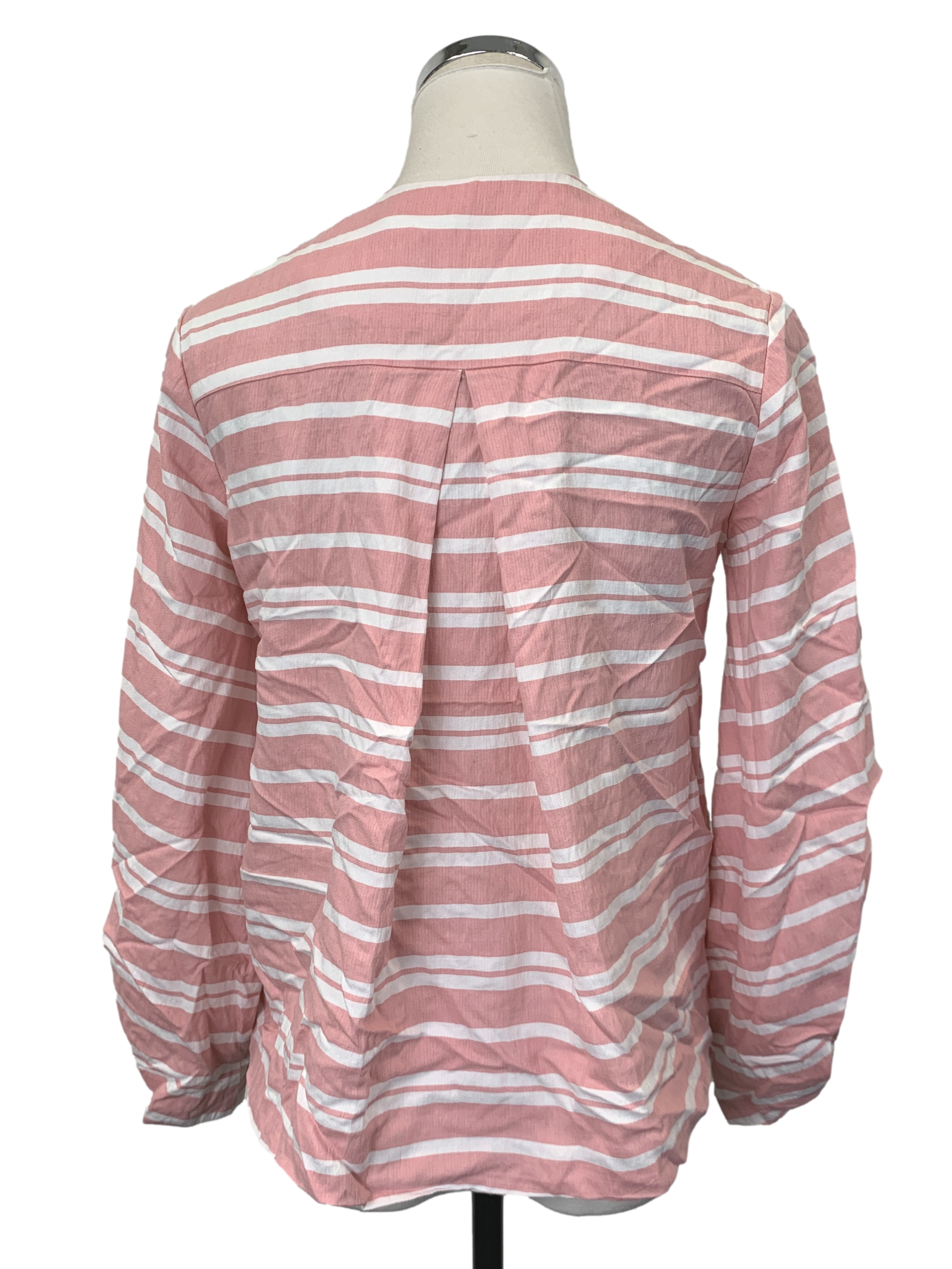 Pink with White Stripes Top