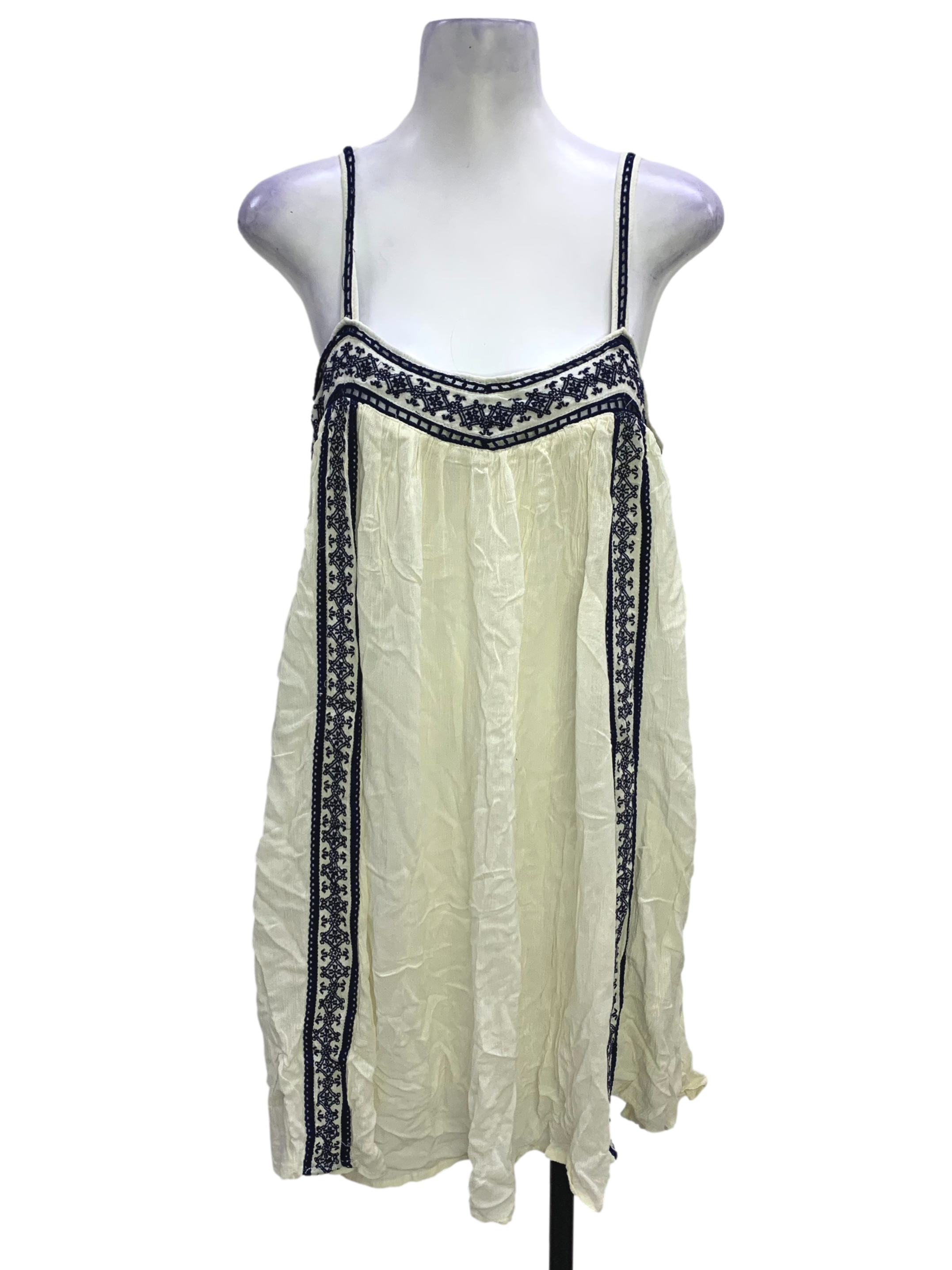 Cream White Babydoll Dress