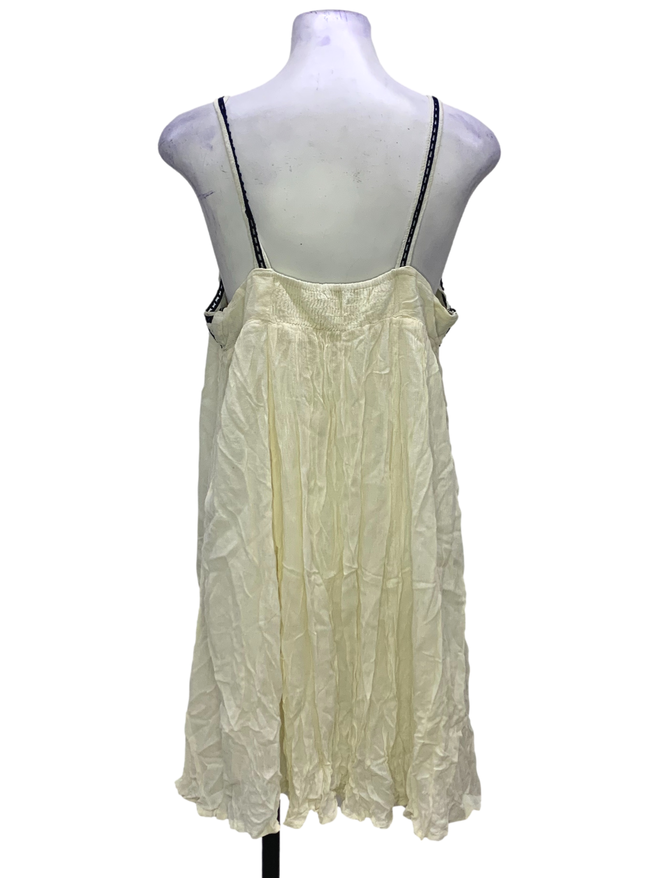 Cream White Babydoll Dress