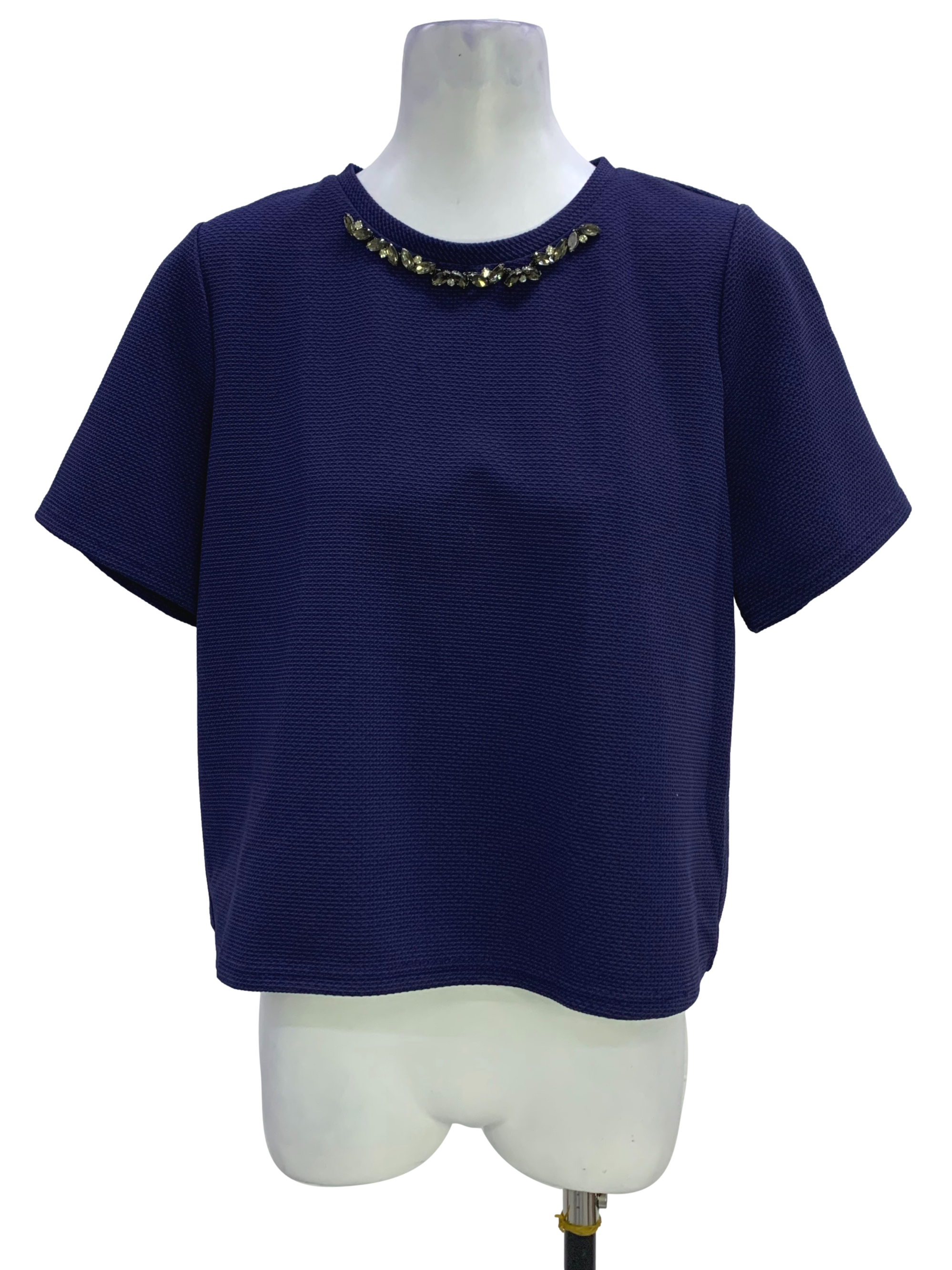 Navy Blouse Shirt