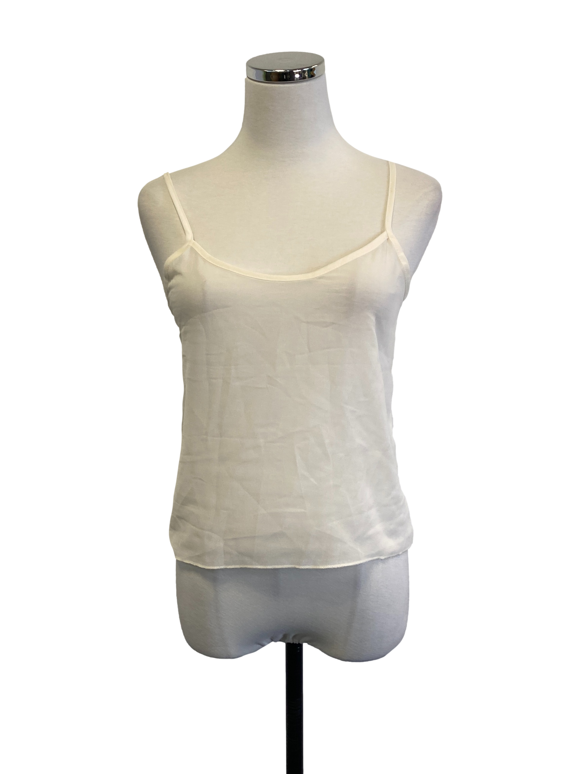 Alabaster See Through Sleeveless Top