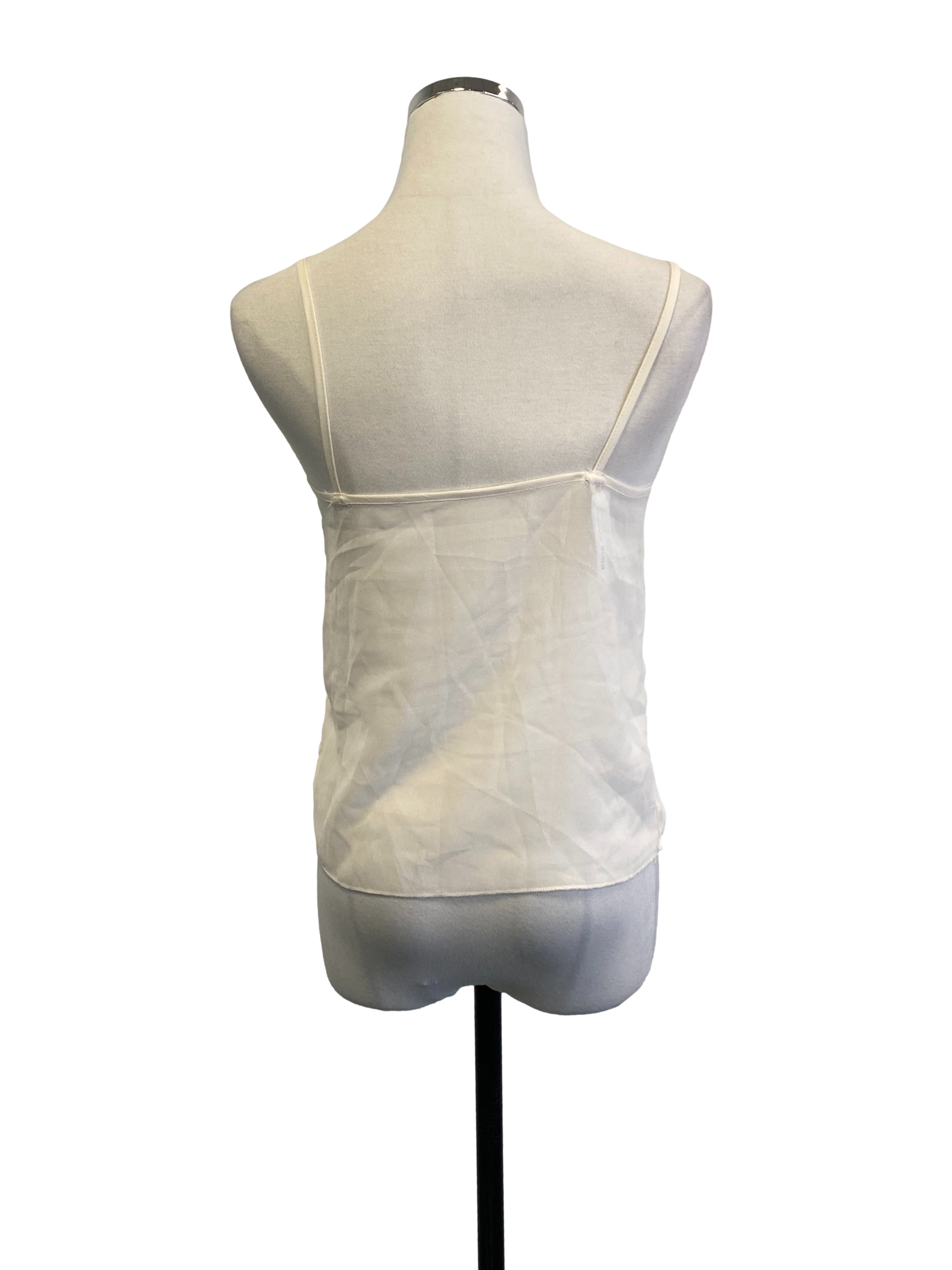 Alabaster See Through Sleeveless Top