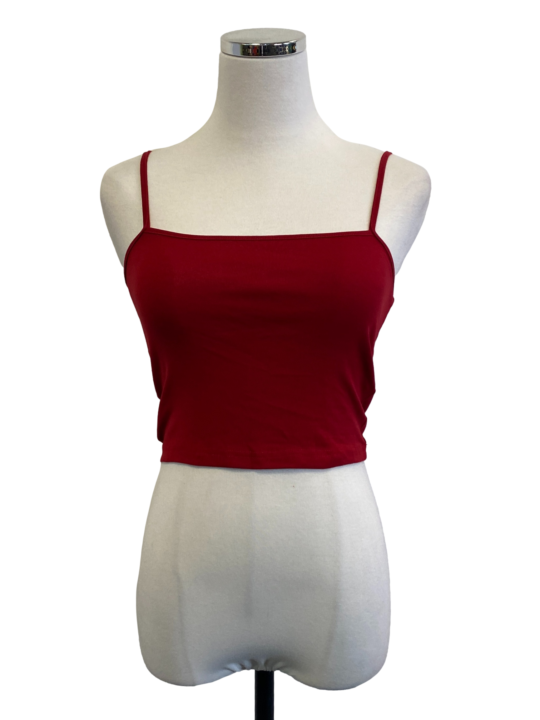 Cherry Red Sleeveless Top