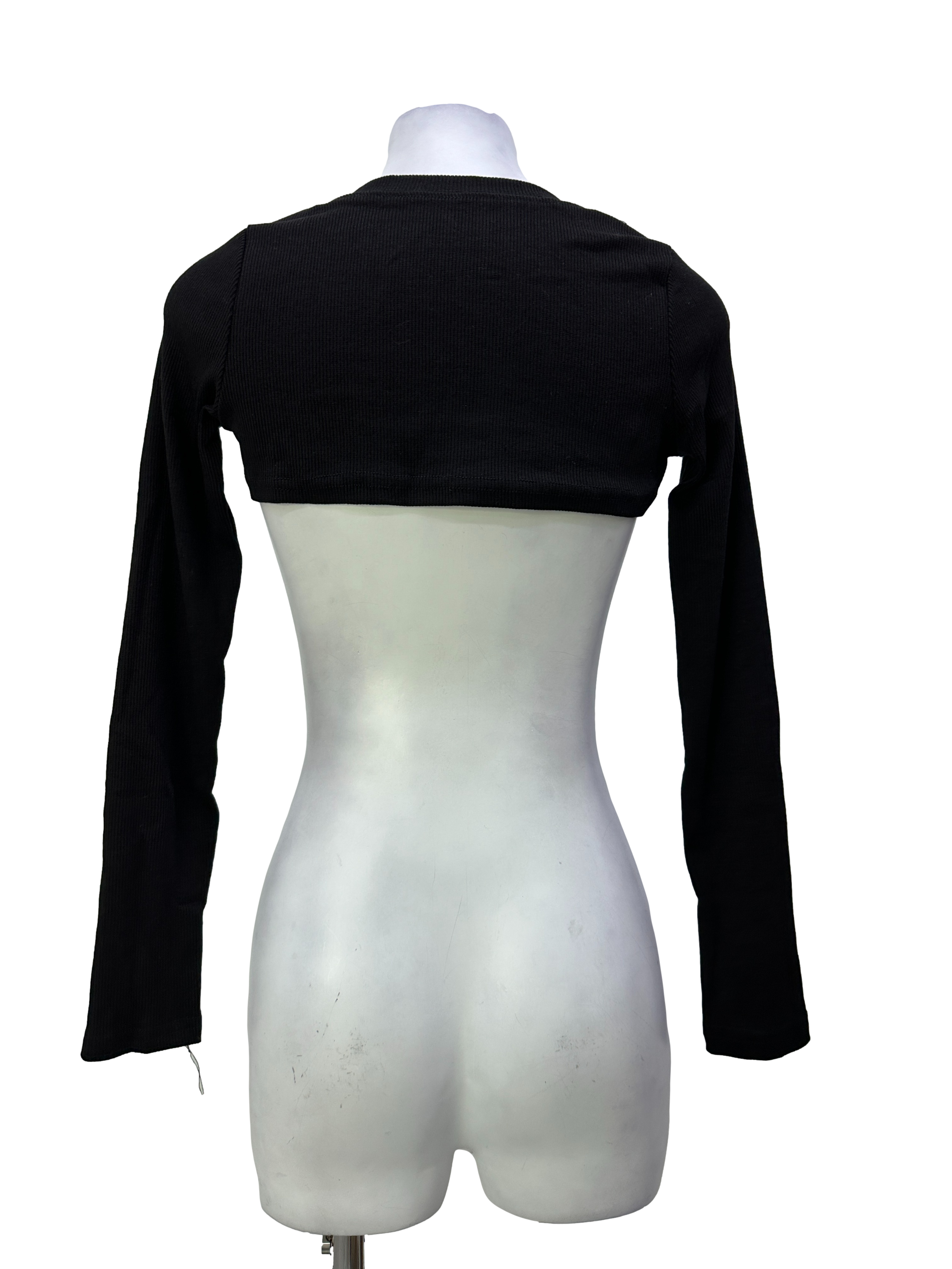 Black Cropped Bolero