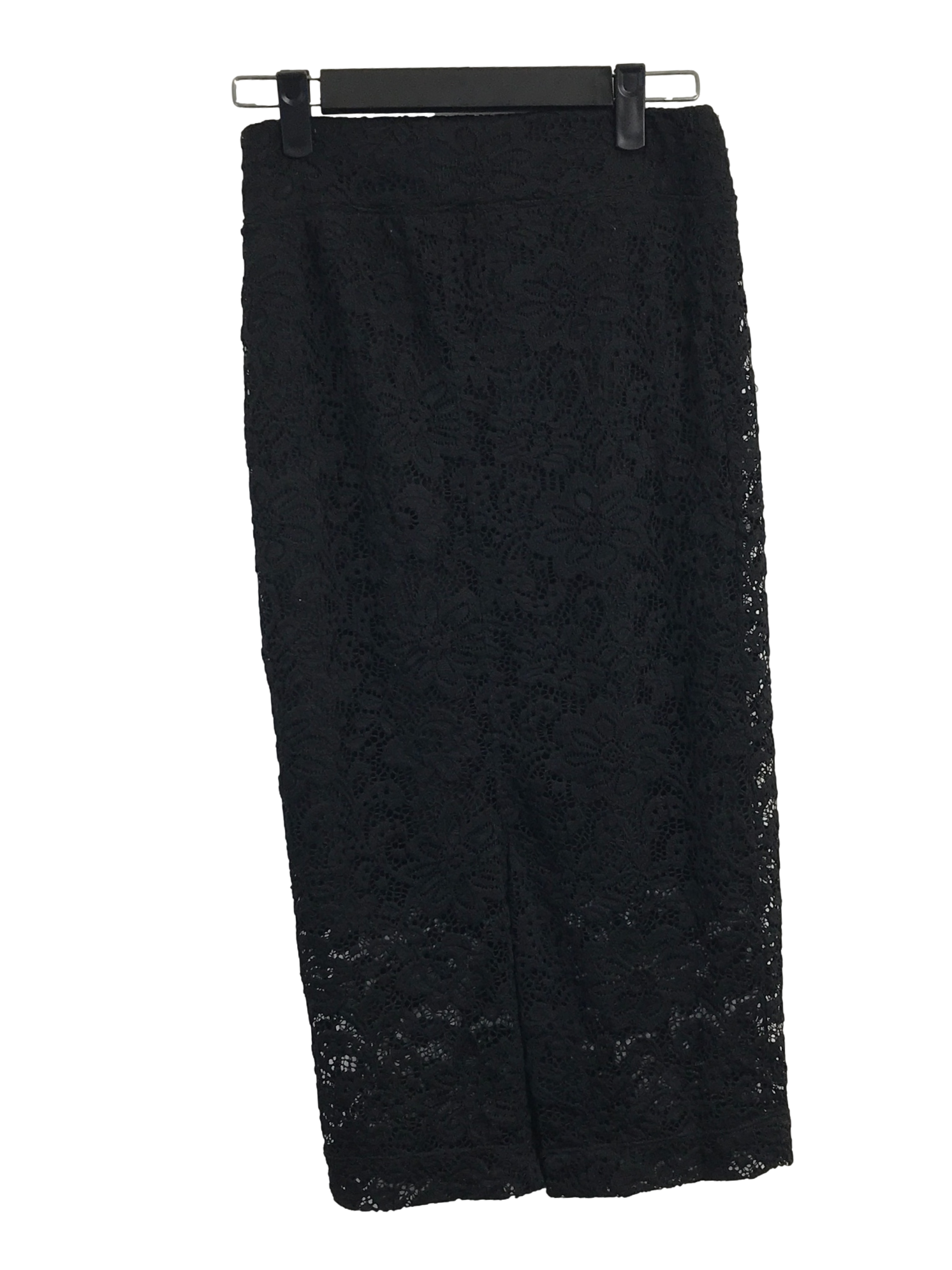 Grease Black Lace Pencil Skirt