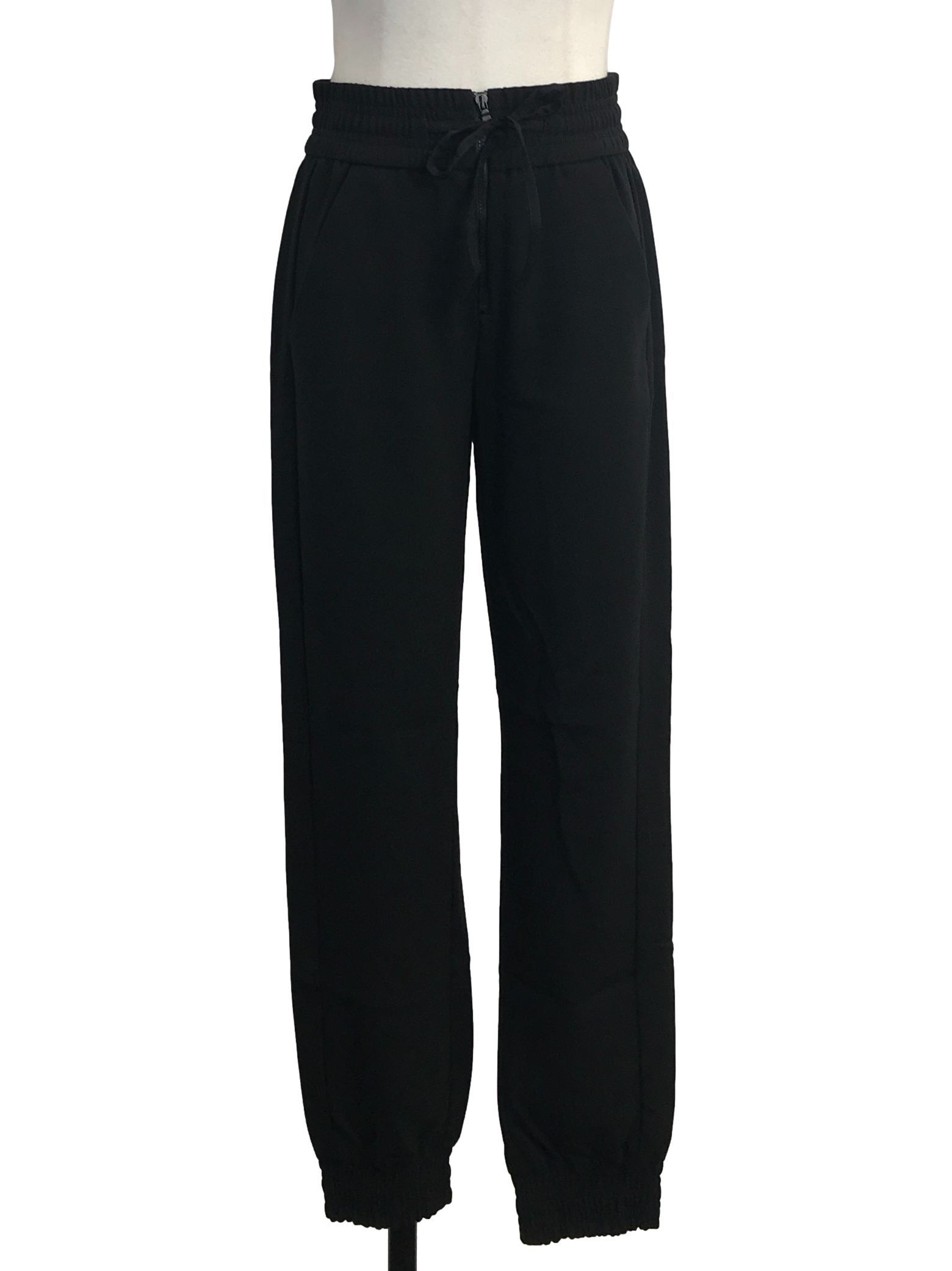 Sable Black Cuffed Slack Pants