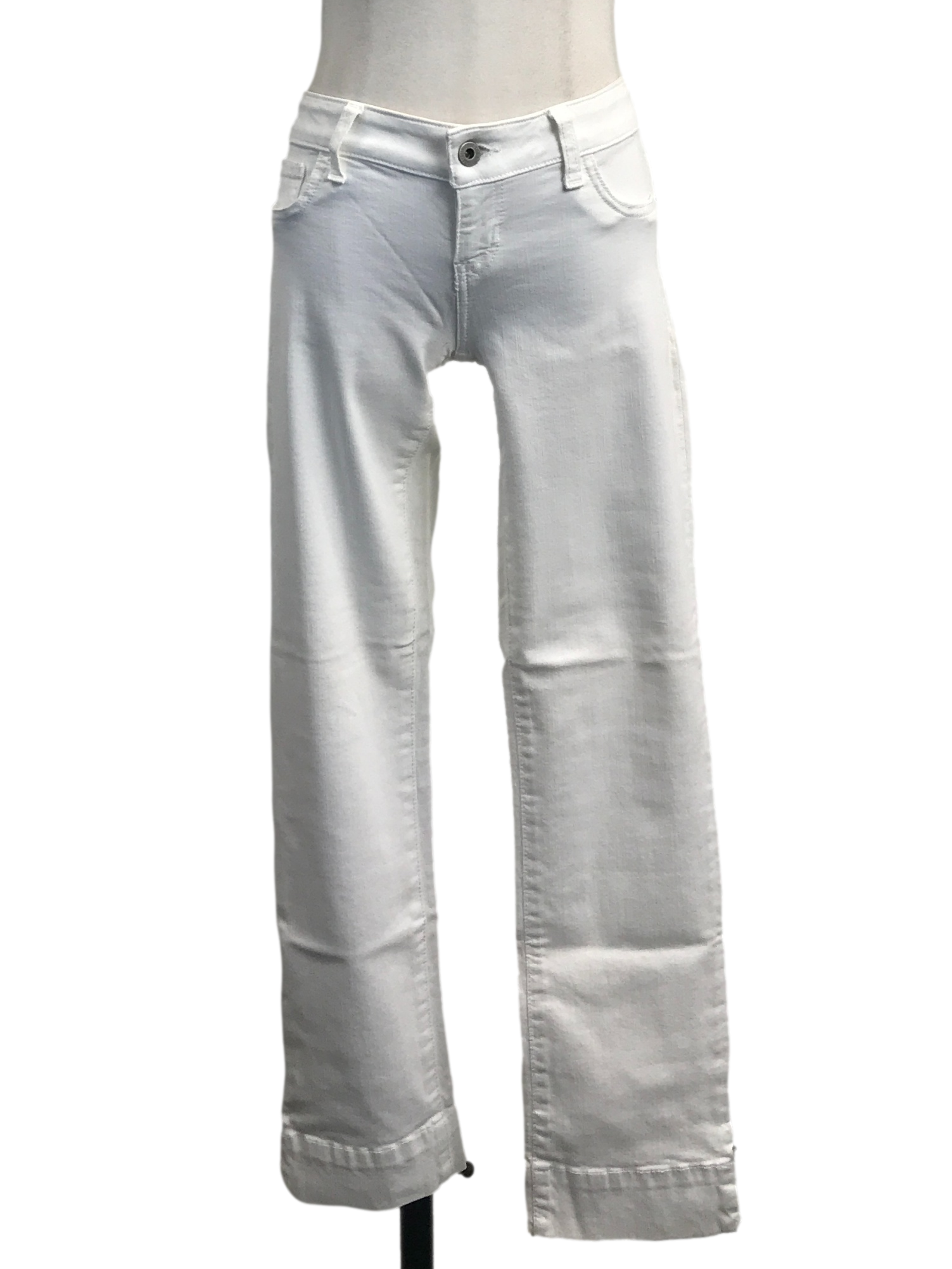 Parchment White Denim Pants