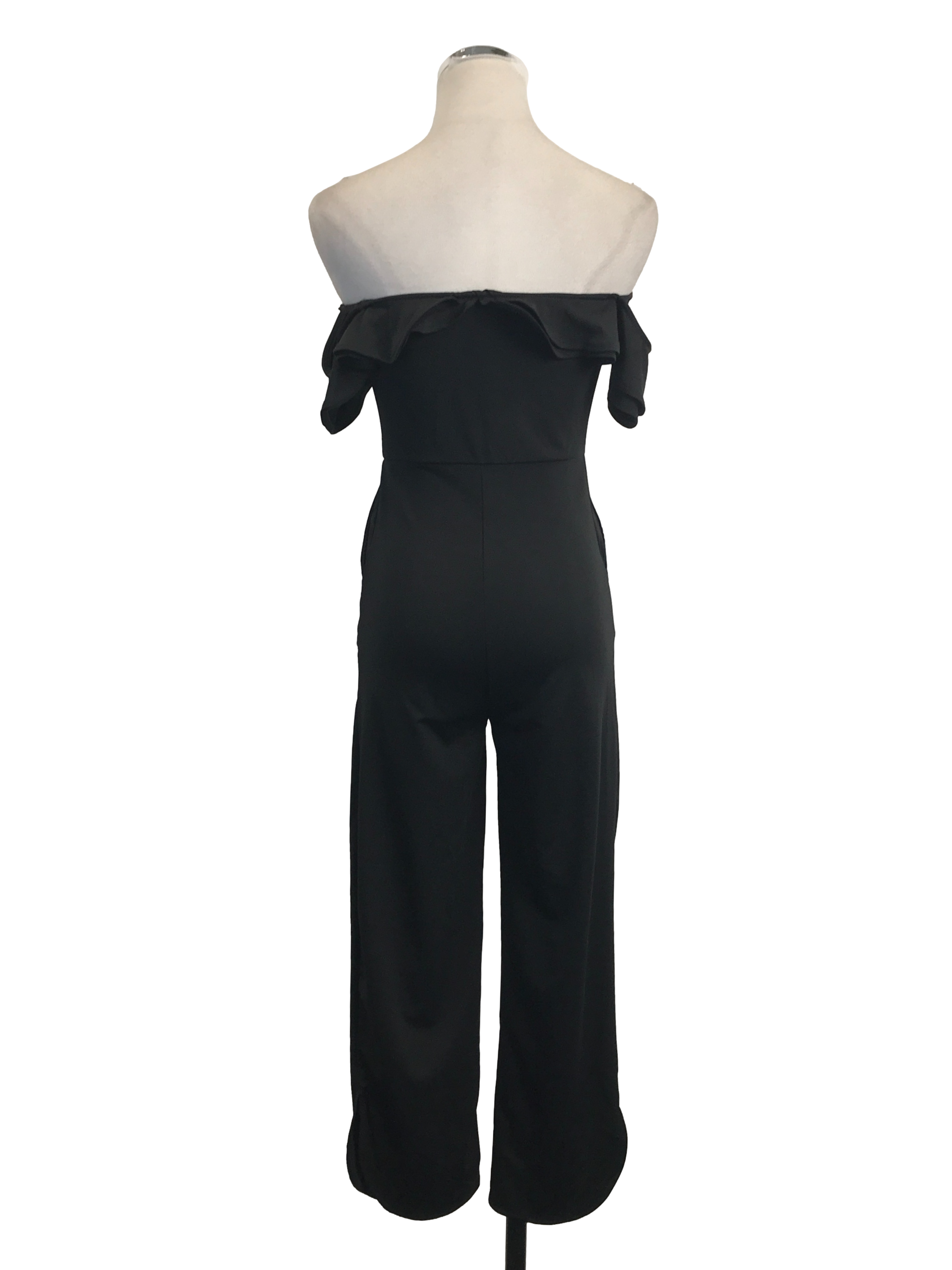 Raven Black Off Shoulder Jumpsuit