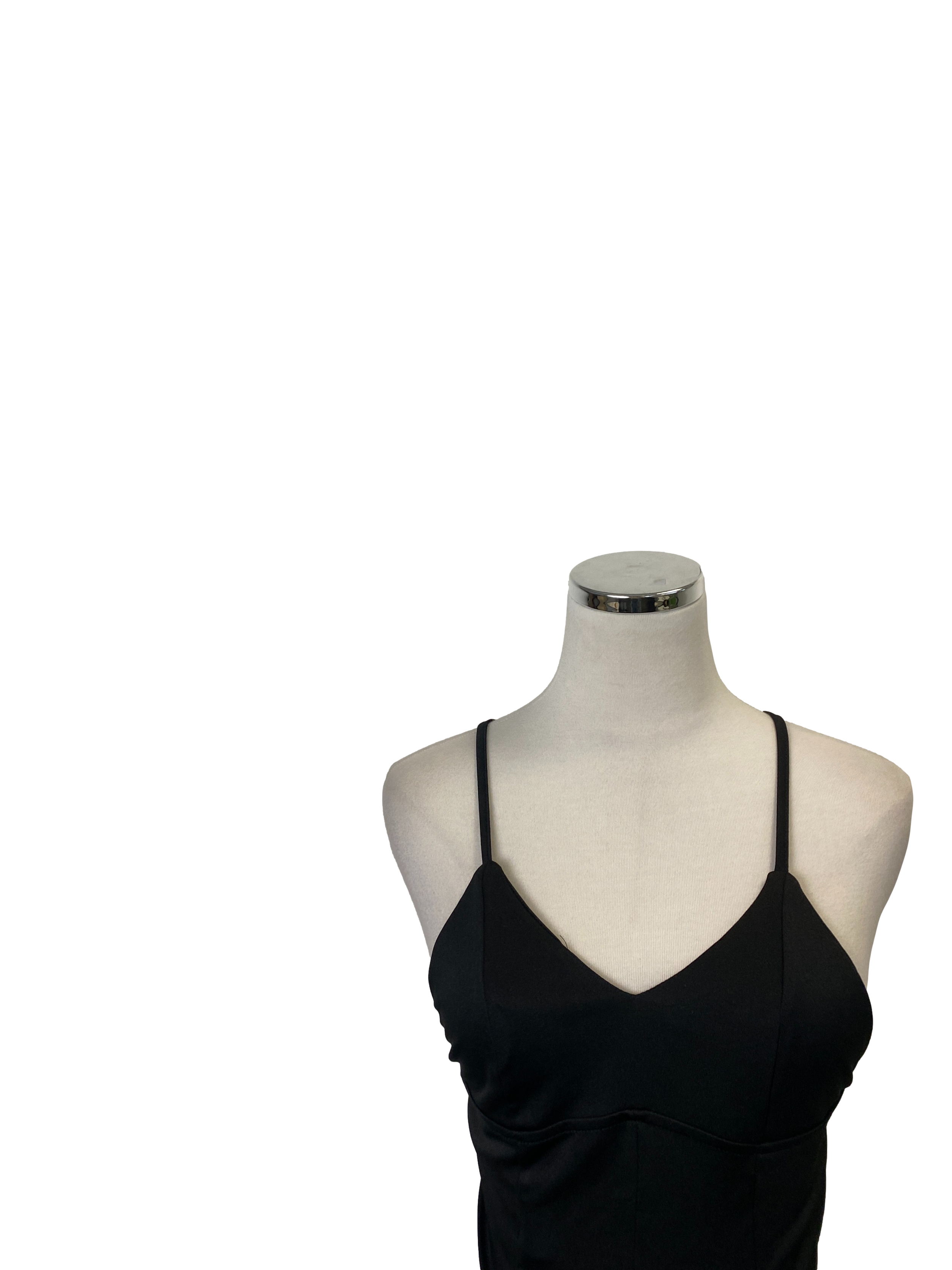 Ebony Black Self Tie Top