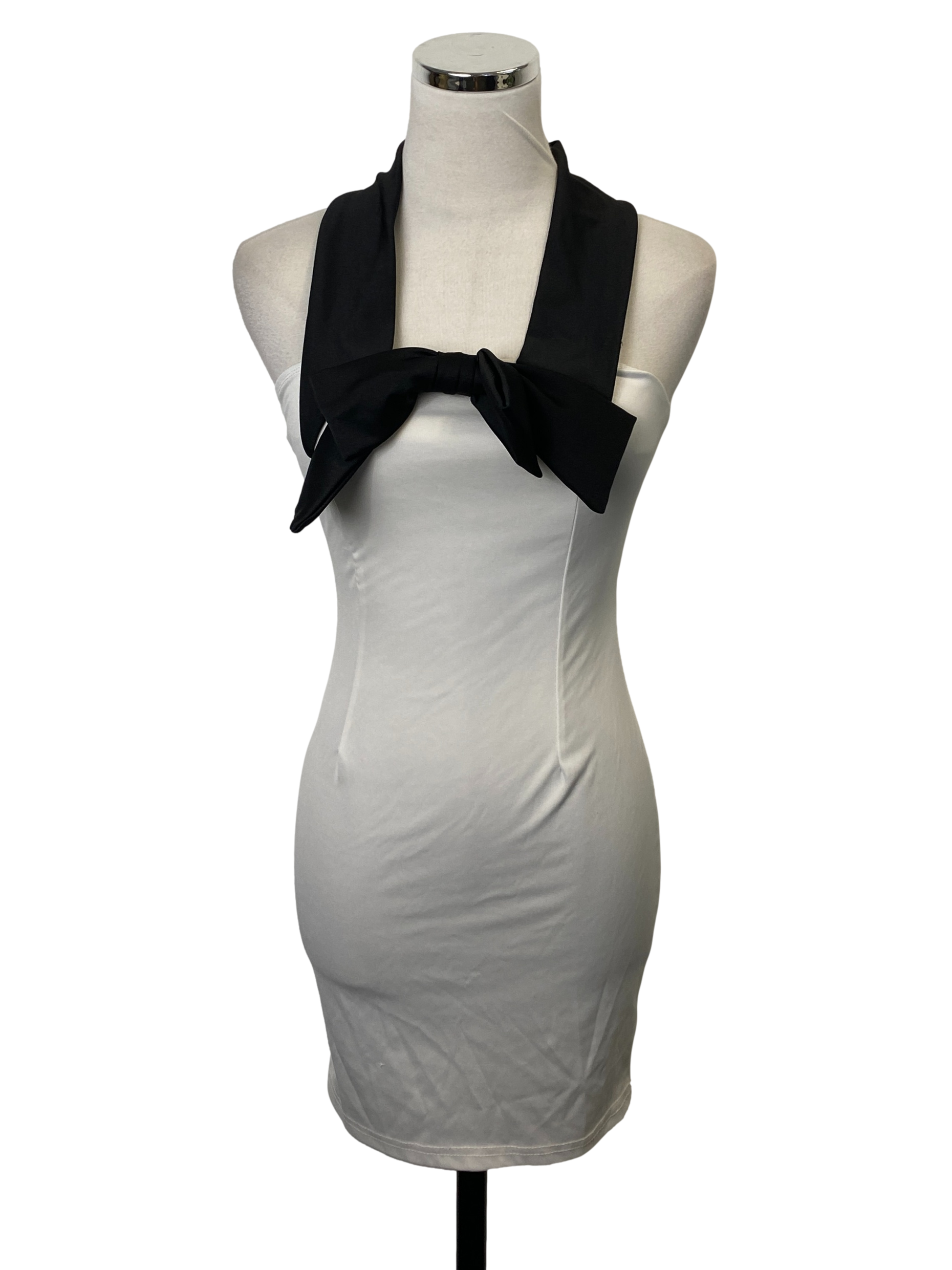 Black White Bow Dress