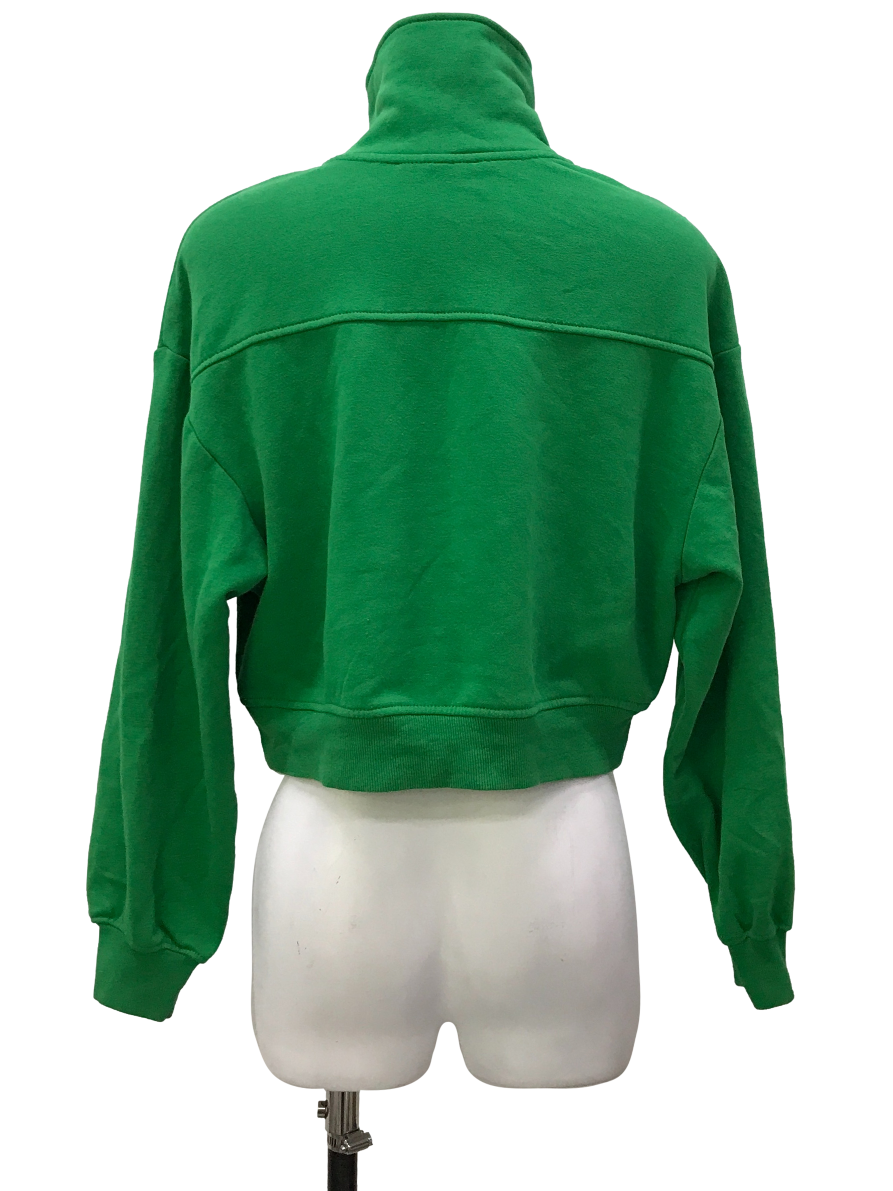 Green Zip Up Sweater