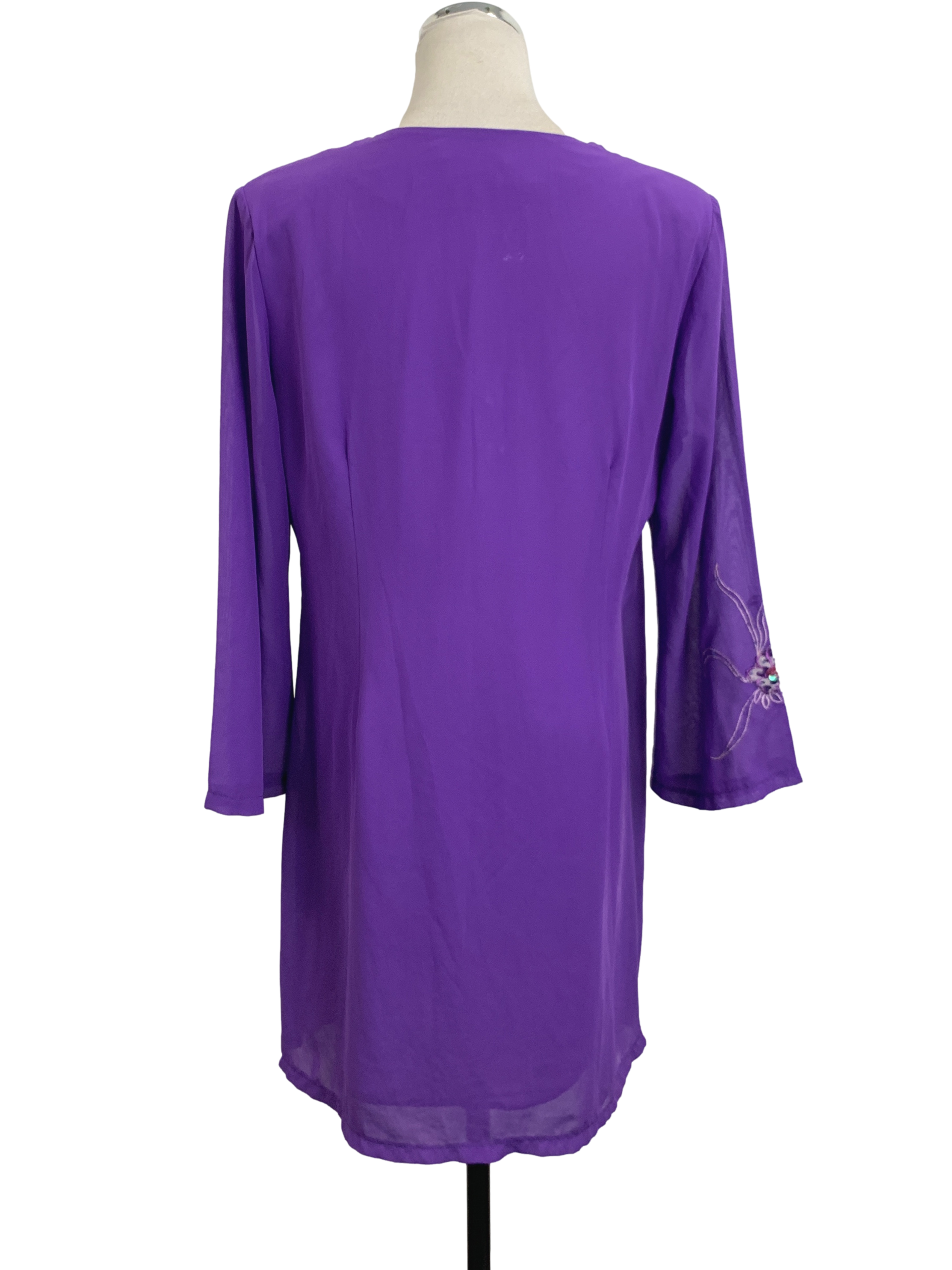Violet Purple Baju Kurung Set