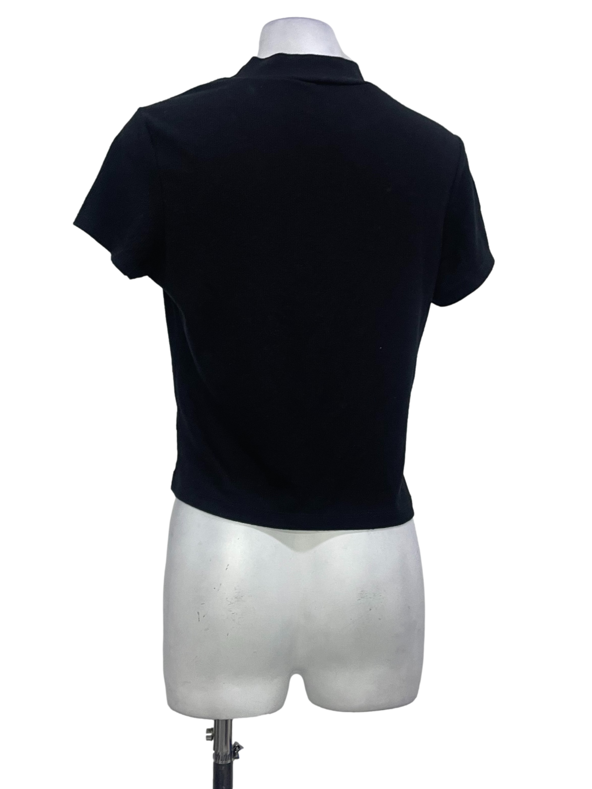 Black Stretchable T-Shirt