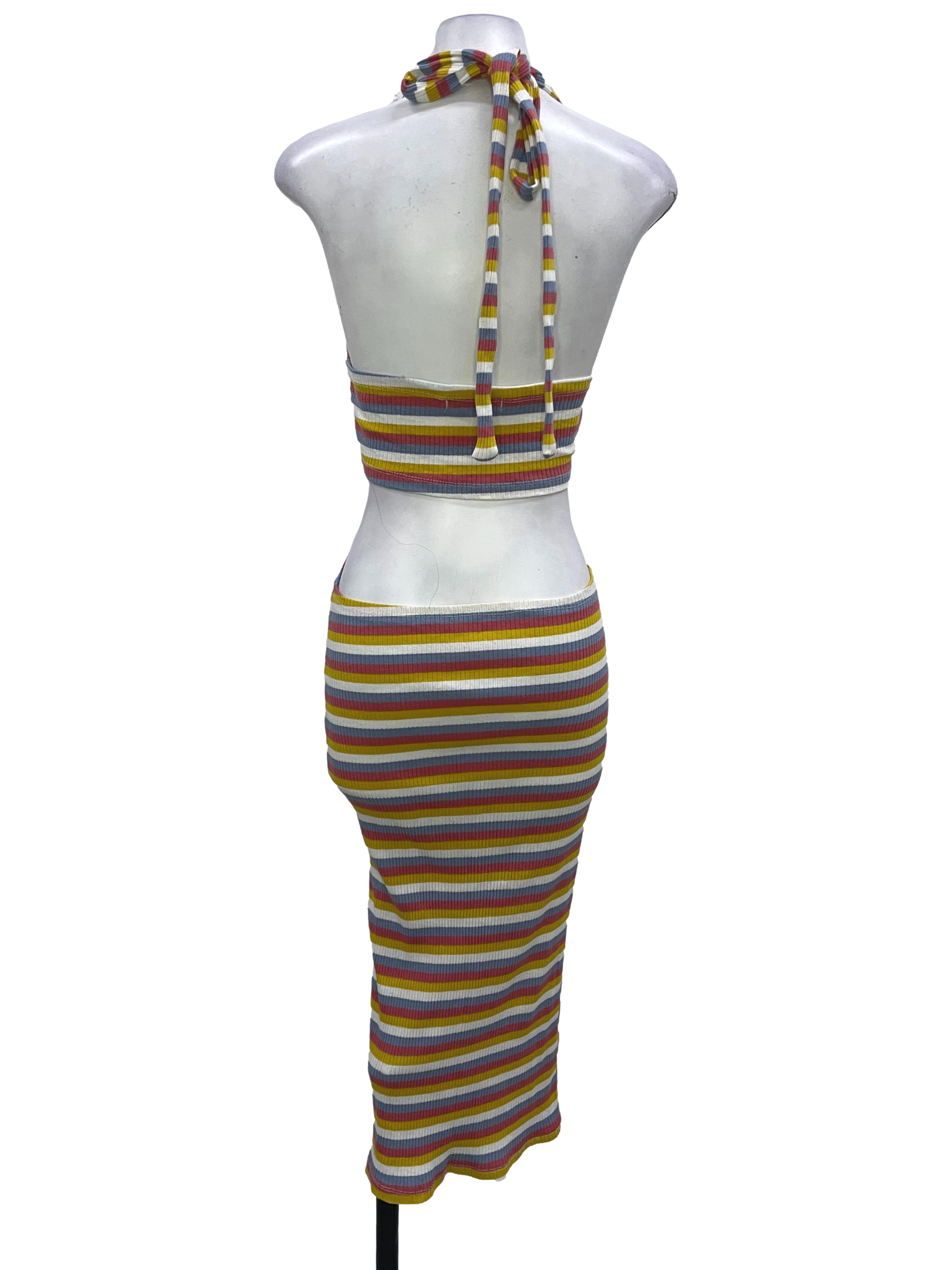 Multi Colour Stripped Dress