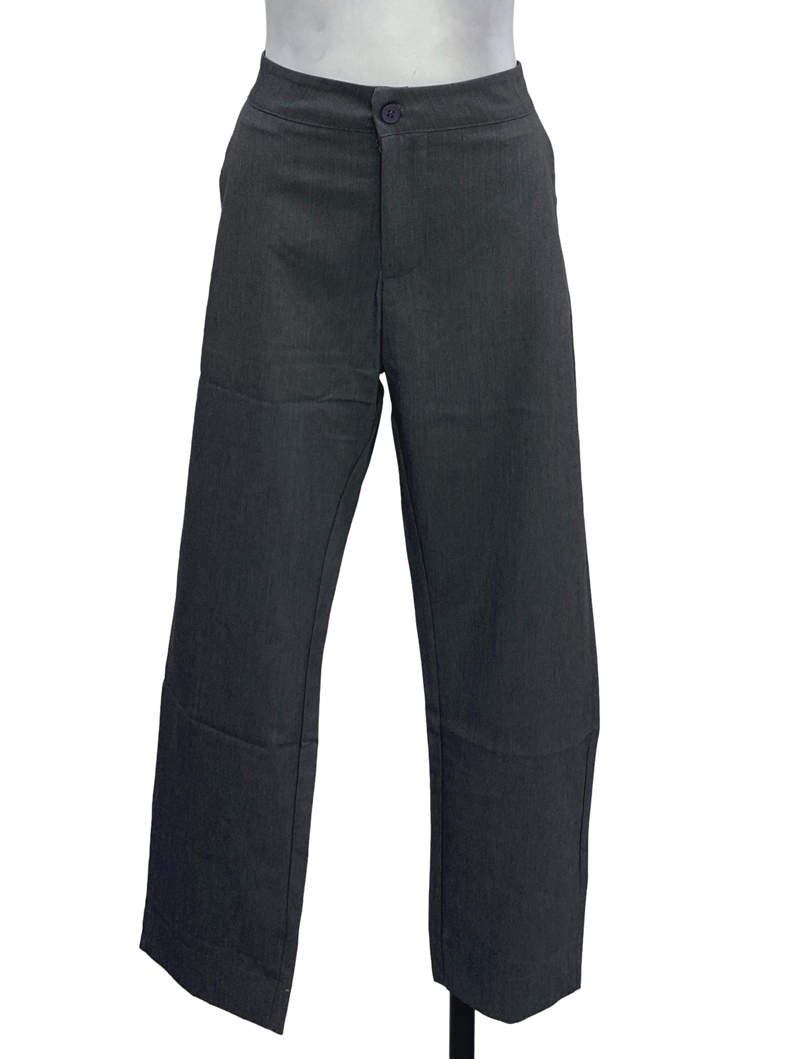 Dark Grey Plain Pants