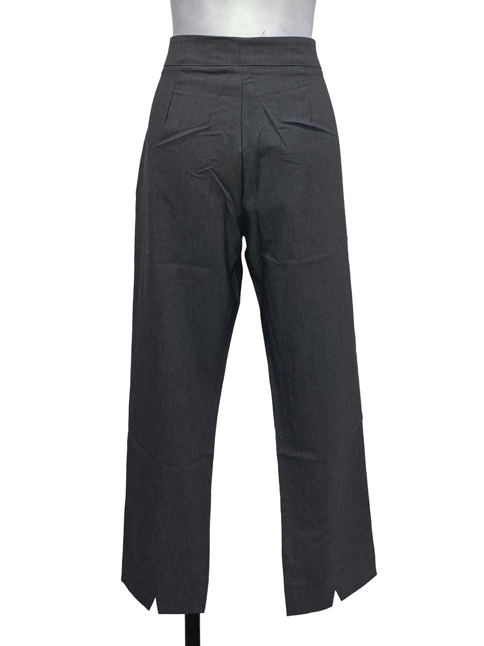 Dark Grey Plain Pants