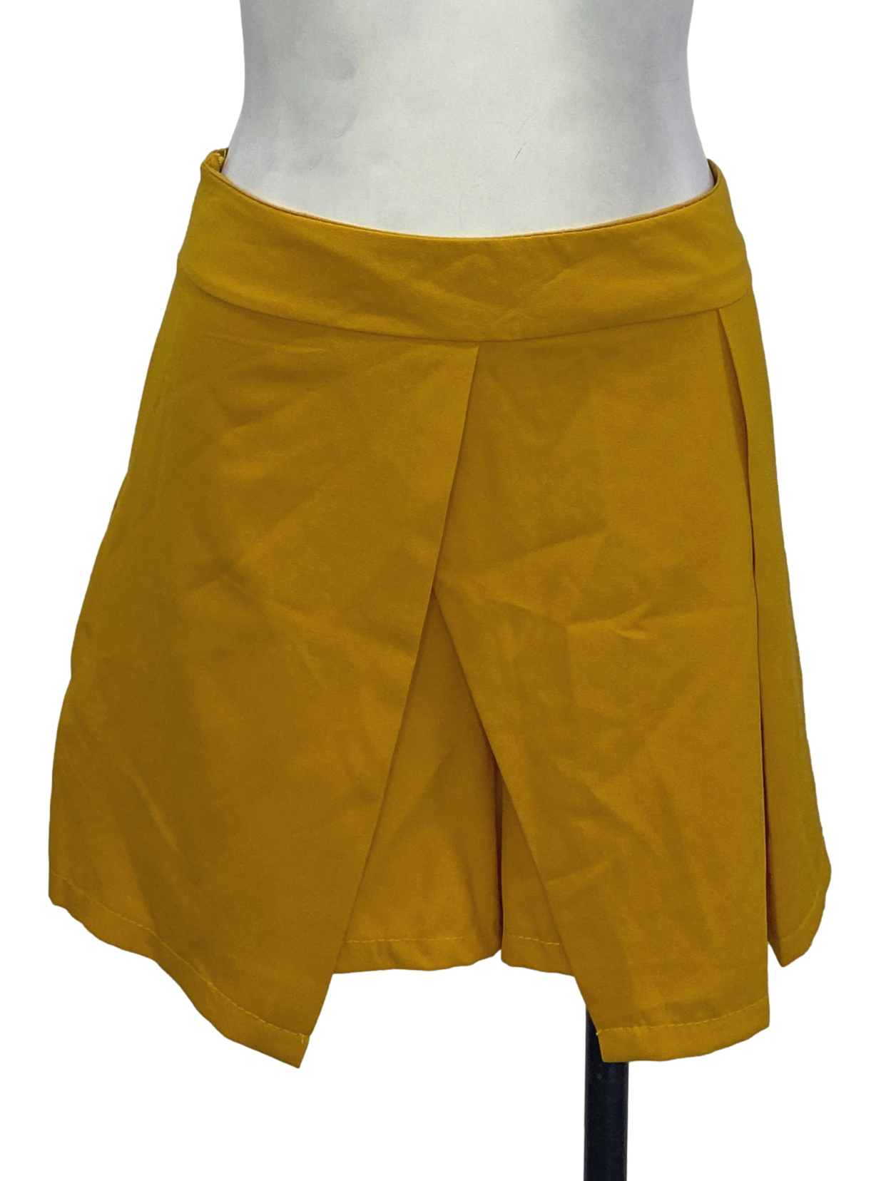 Gold Plain Skort