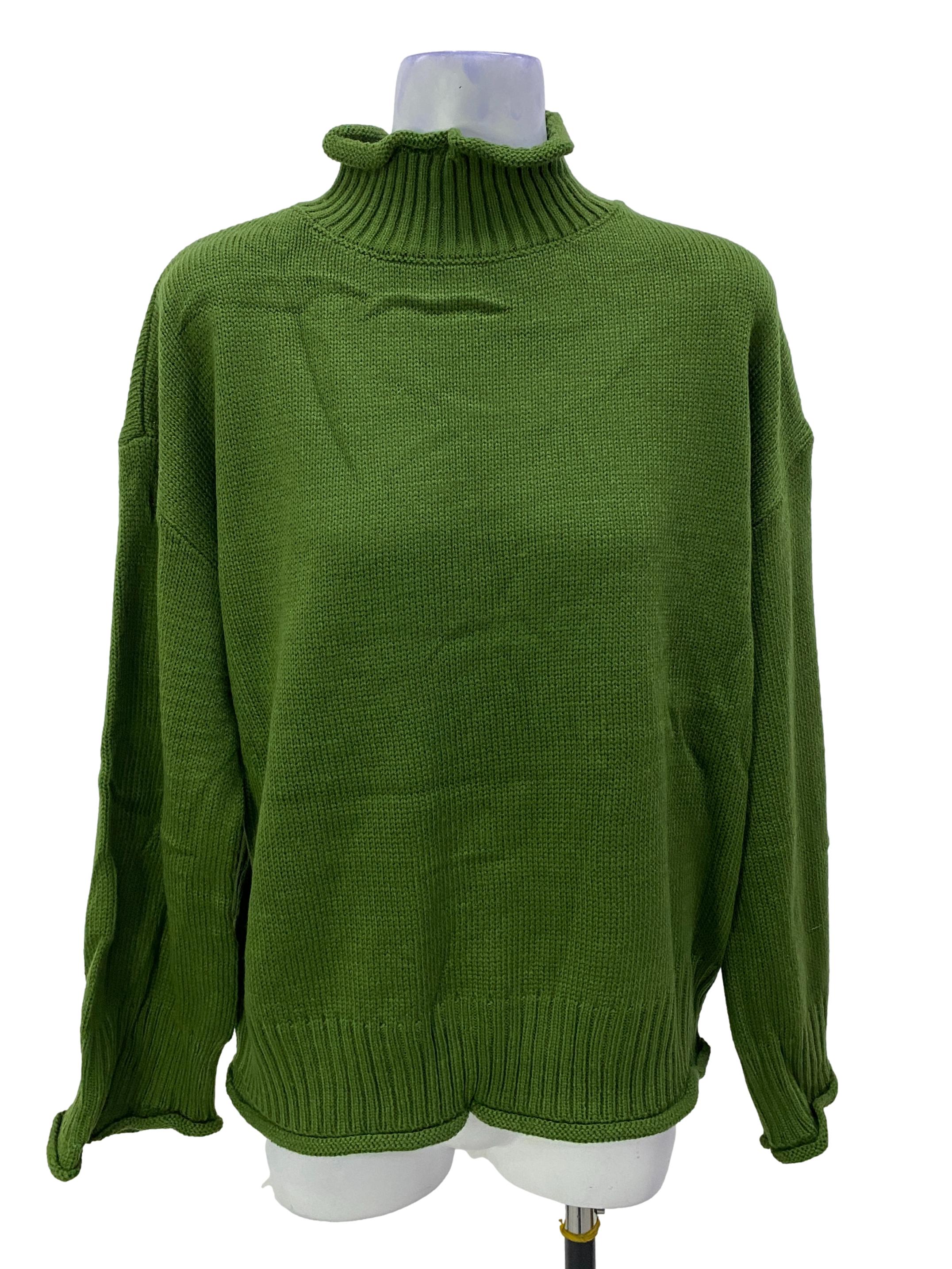 Basil Knitted Turtle Neck Top