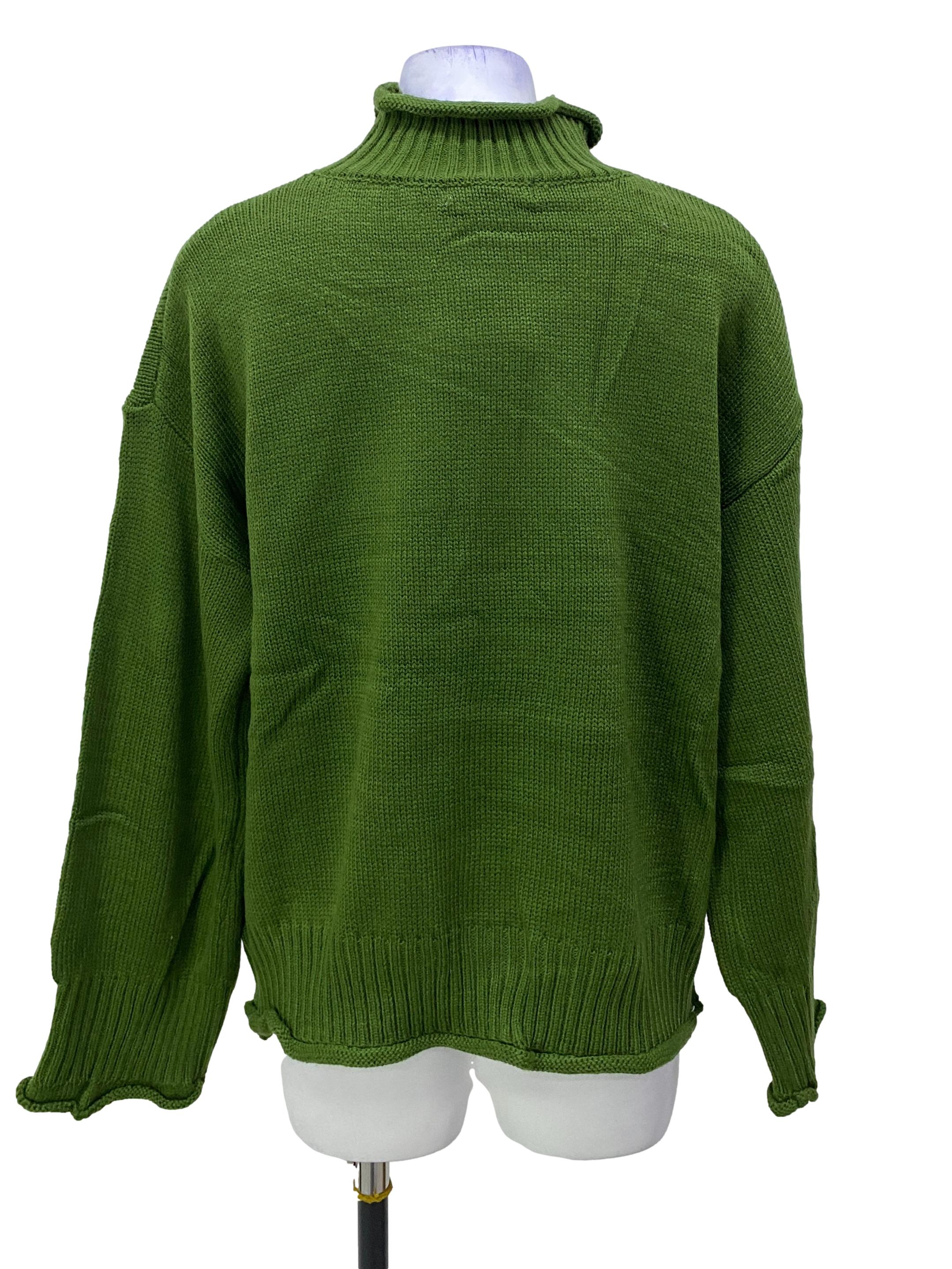 Basil Knitted Turtle Neck Top