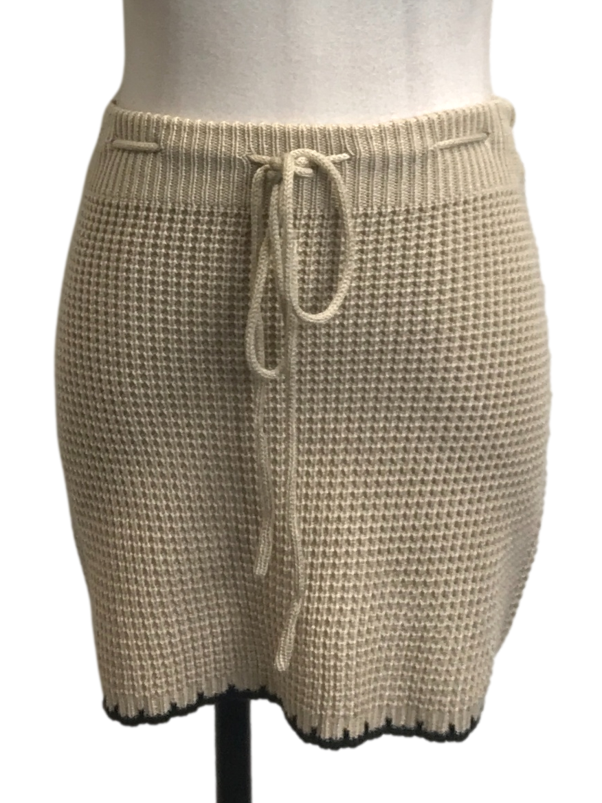 Light Brown Crochet Skirt