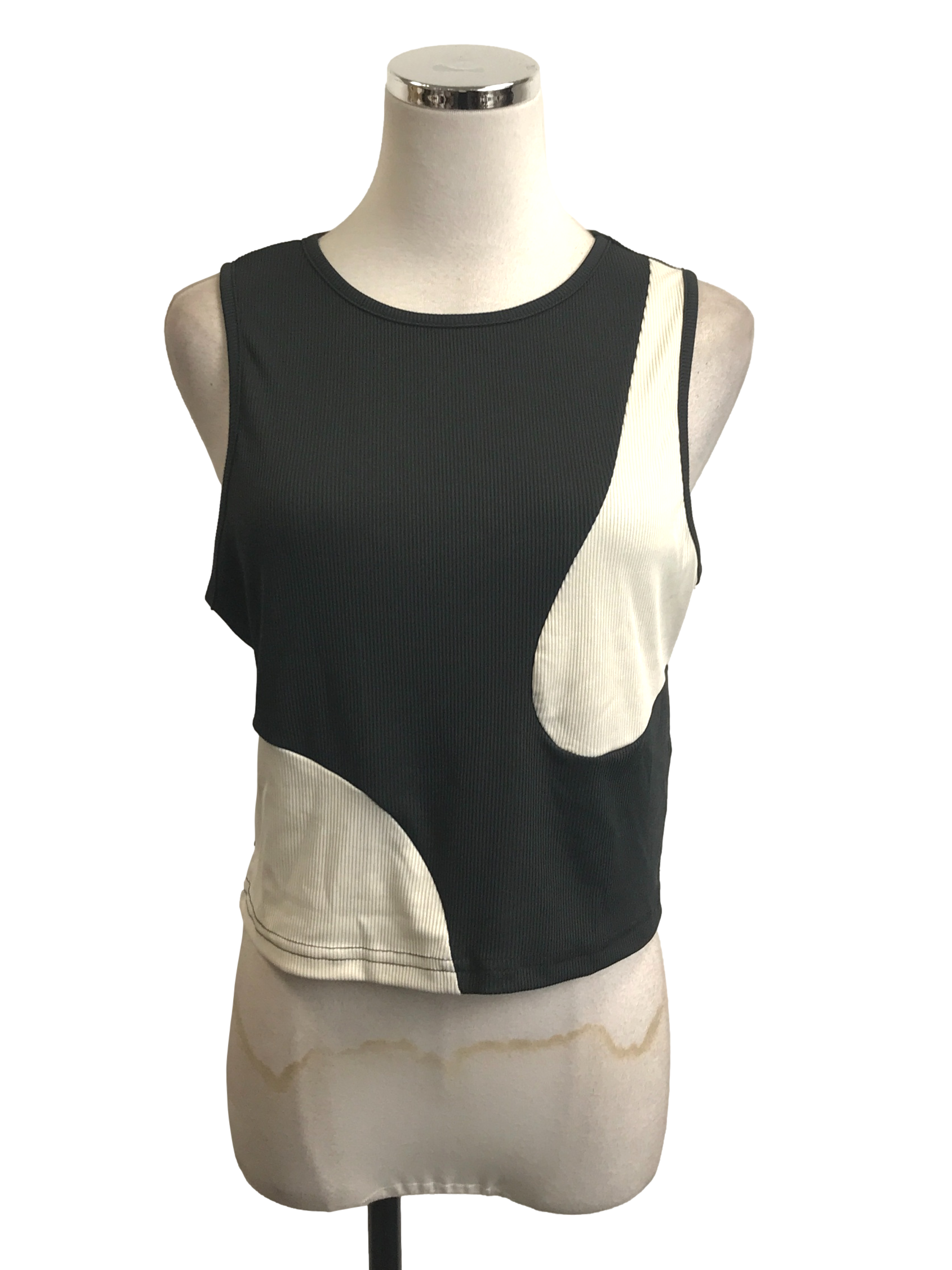 Black And White Orca Sleeveless Top