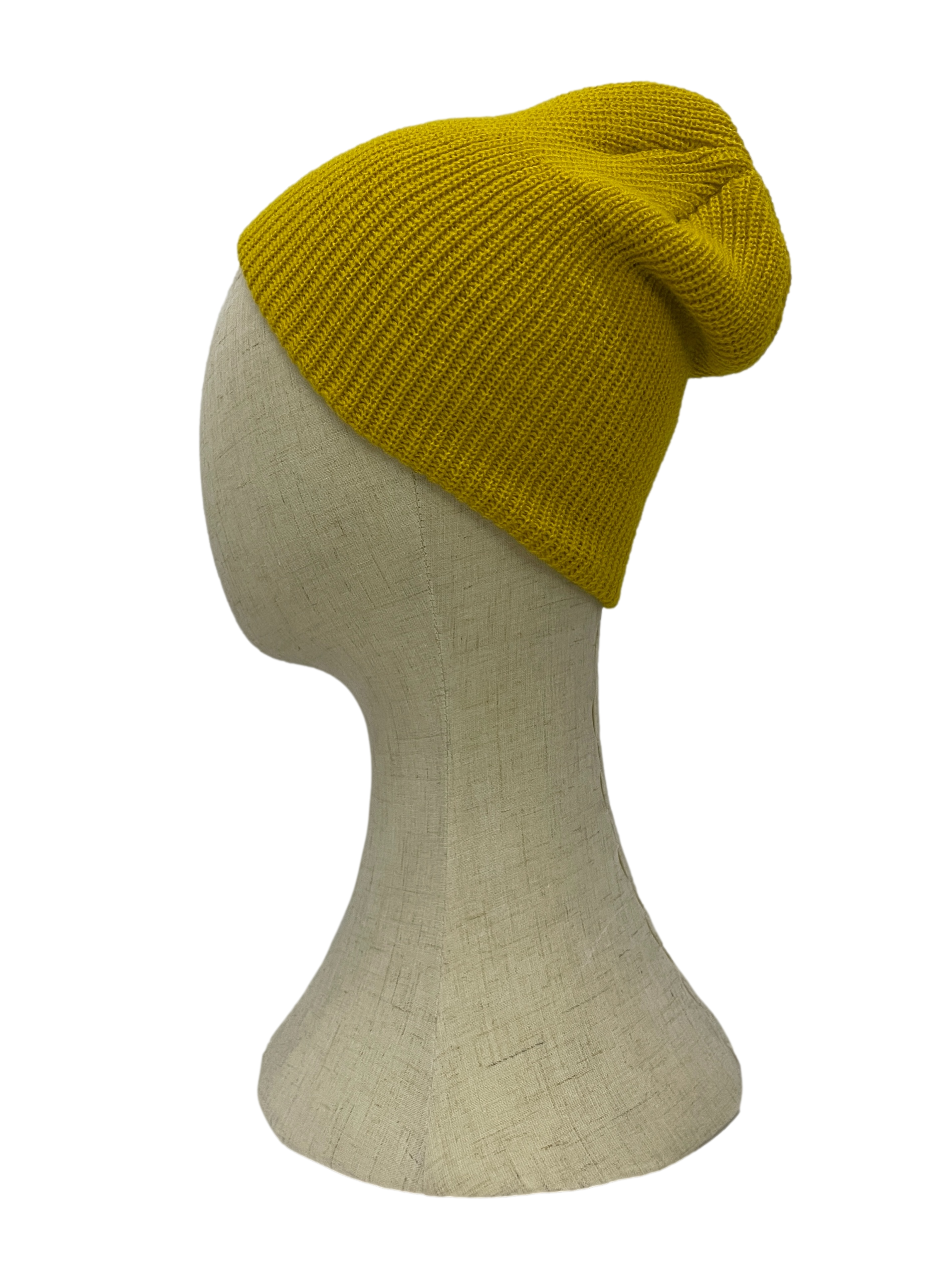 Mustard Yellow Knit Beanie