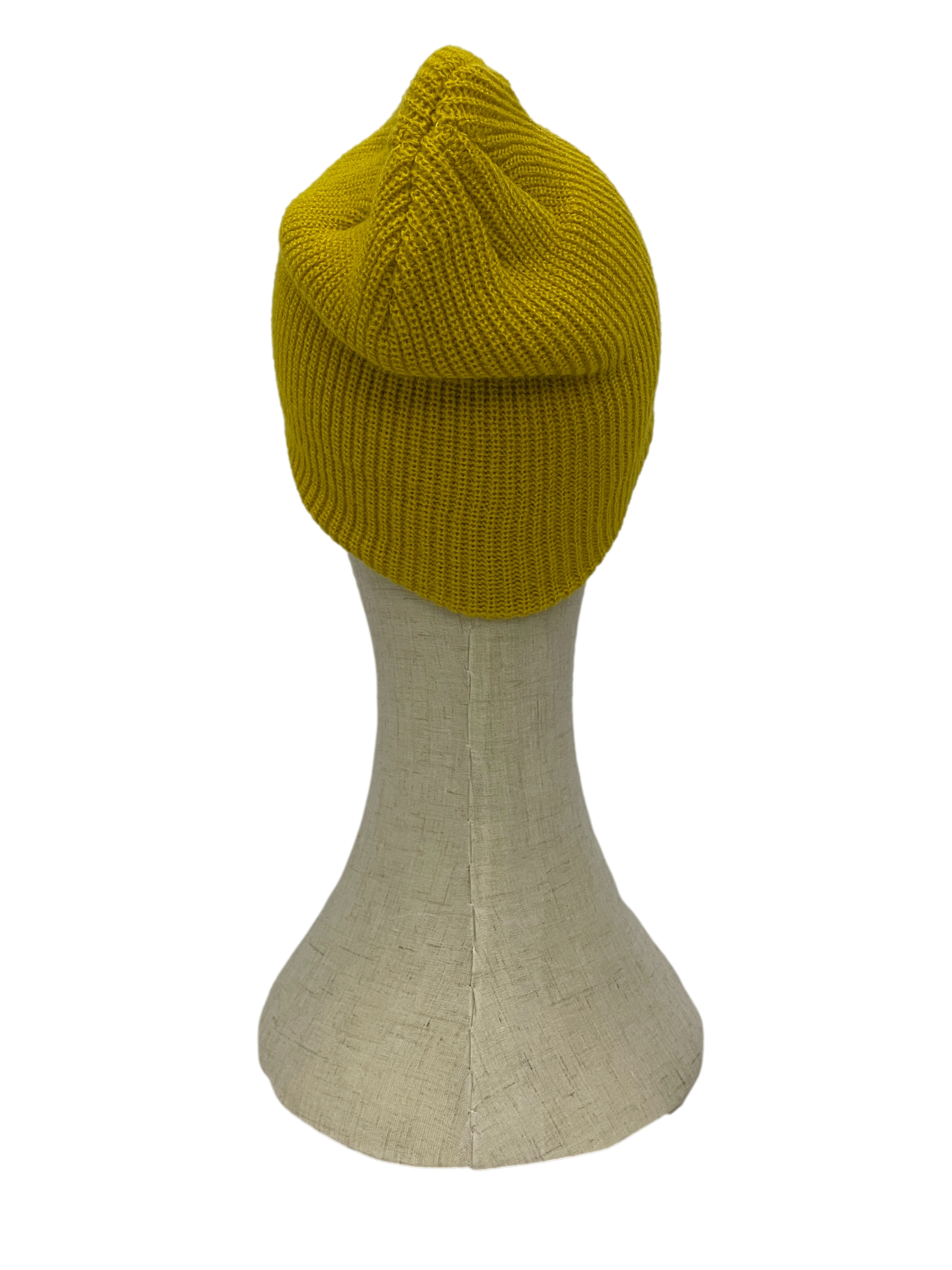 Mustard Yellow Knit Beanie