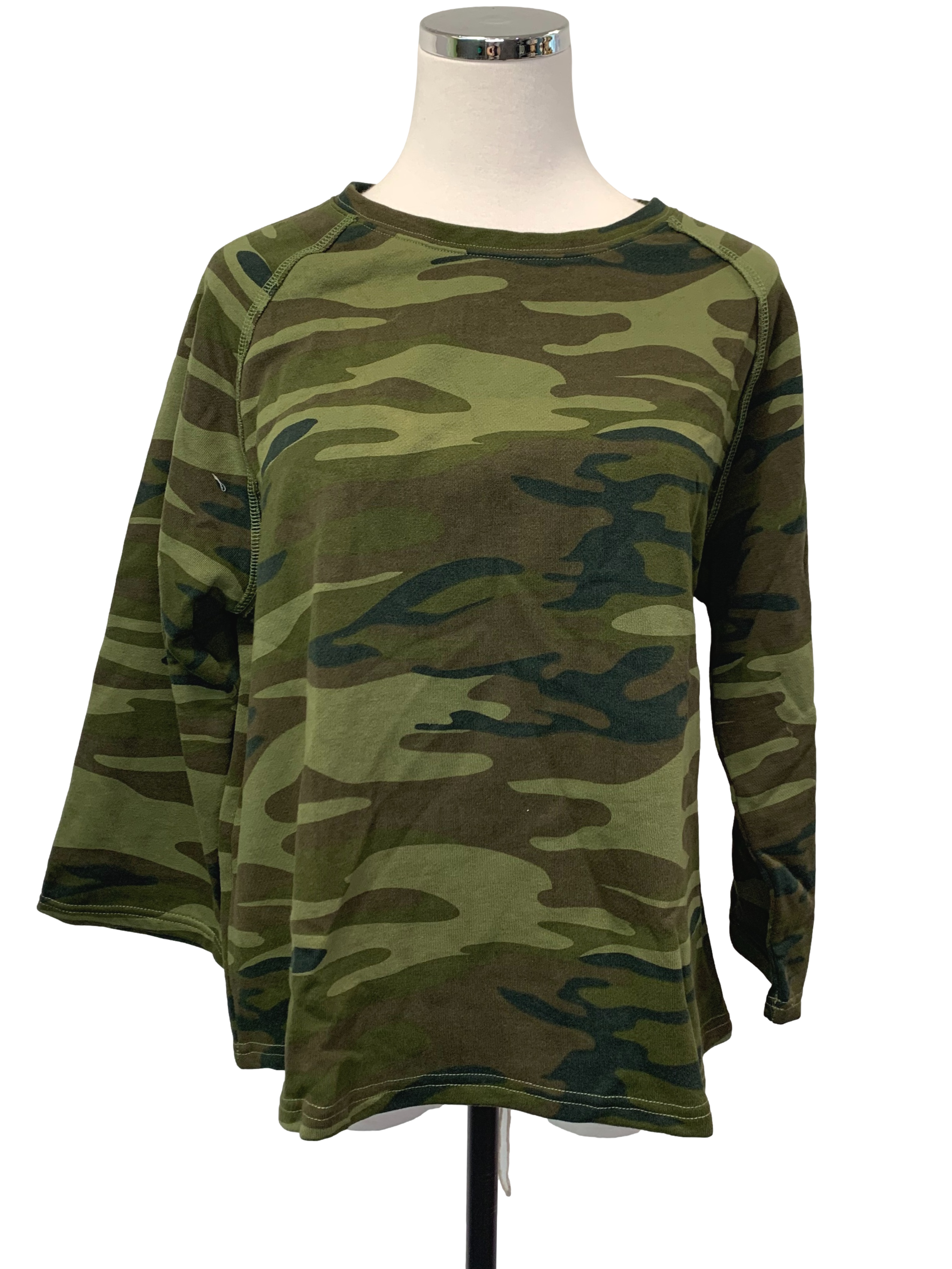 Army Print Sweater