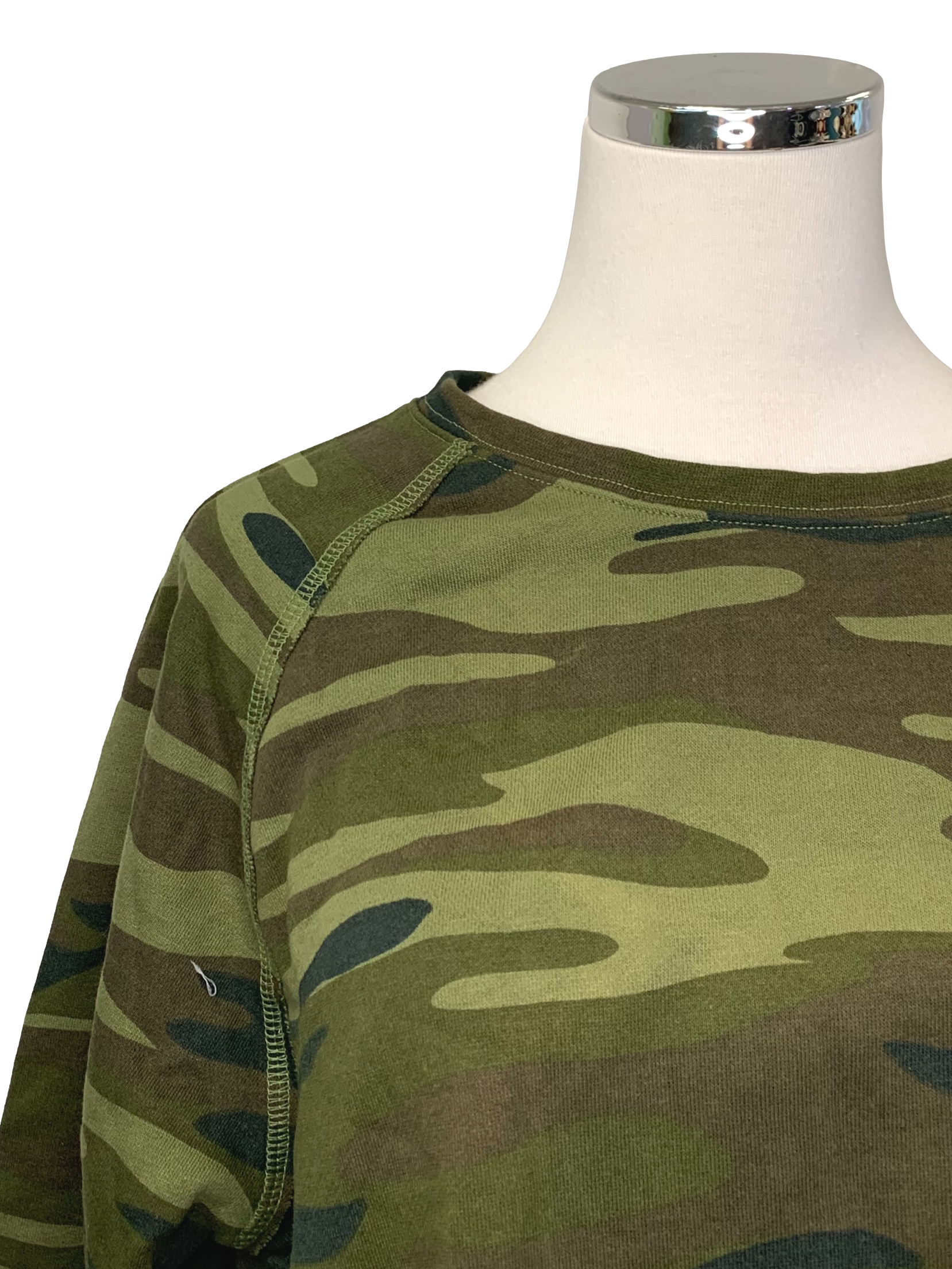 Army Print Sweater