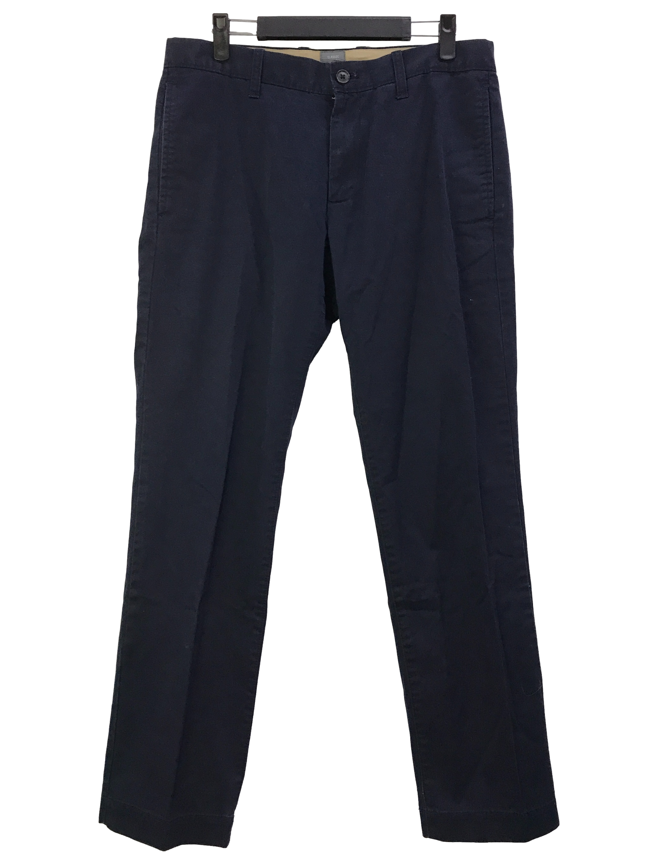 Blue Slim Fit Coupe Slim Pants