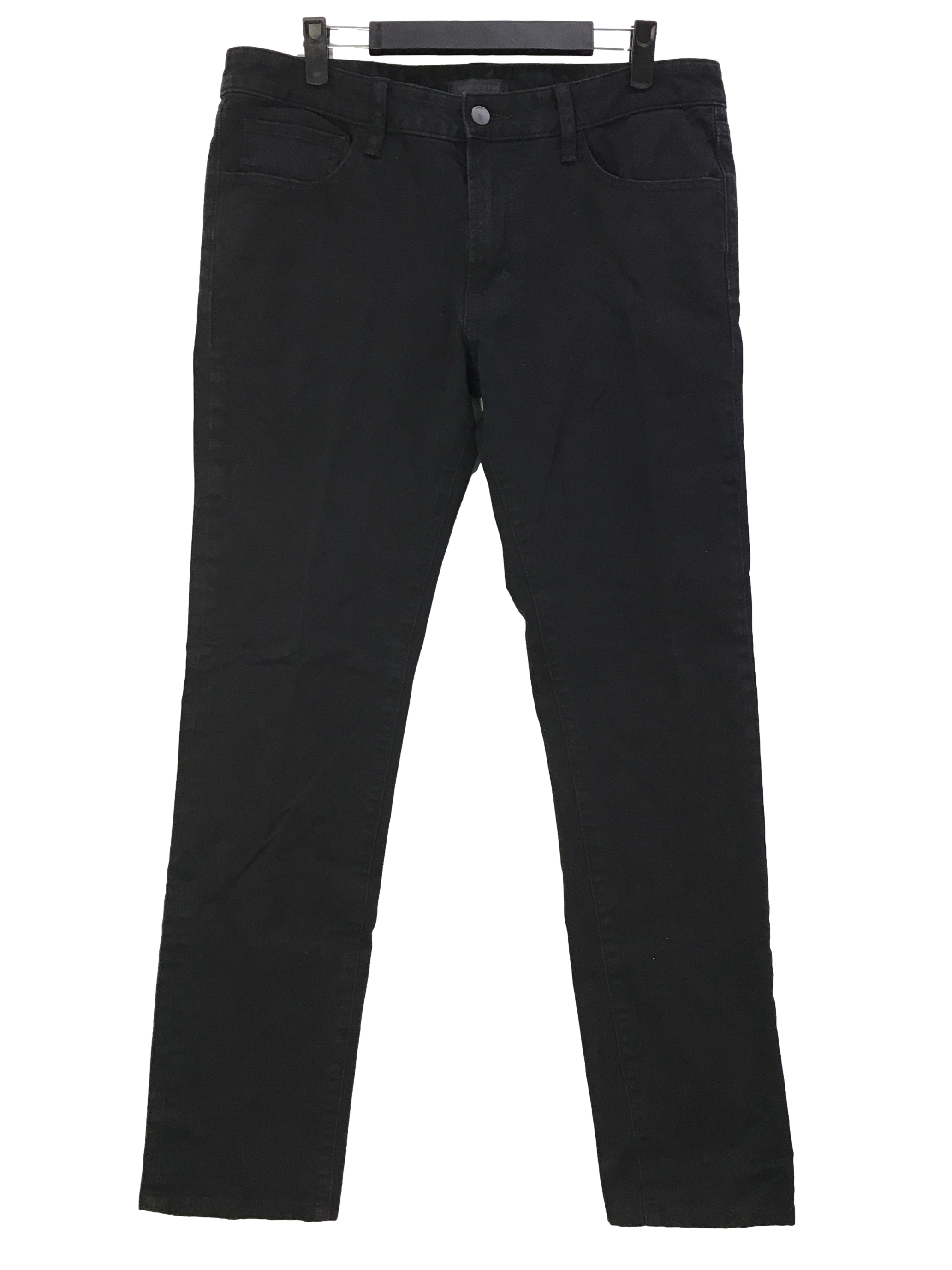 Black Skinny Tapered Low Rise Denim Pants