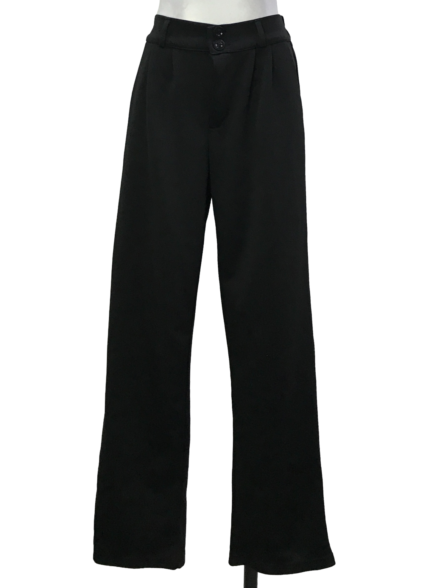 Spider Black Double Button Pants