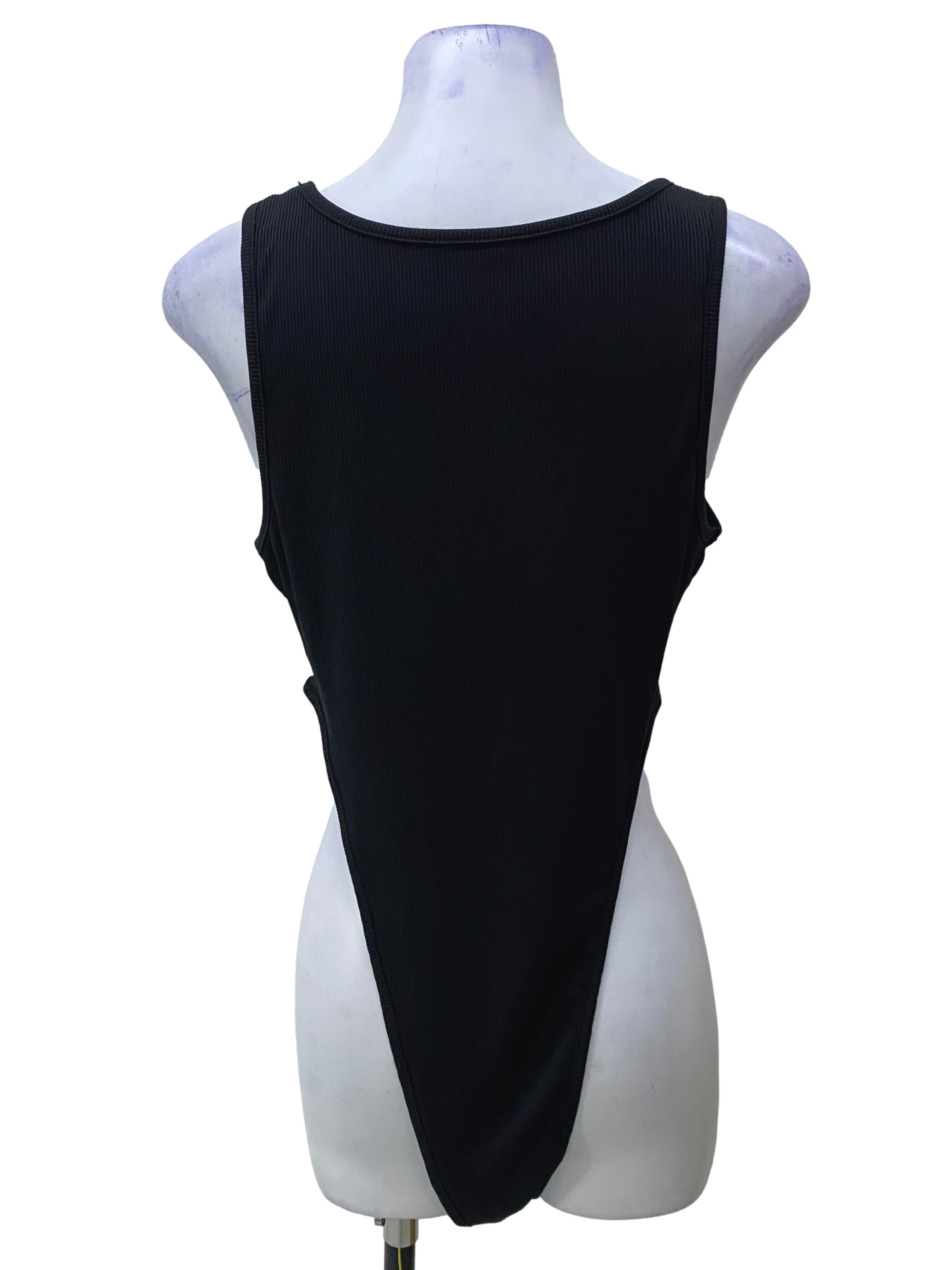 Charcoal Sleeveless Bodysuit