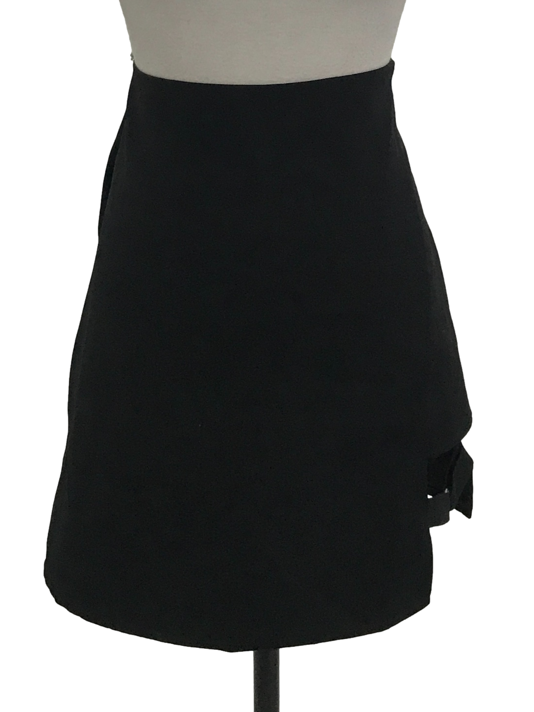 Black Side Cut Skirt