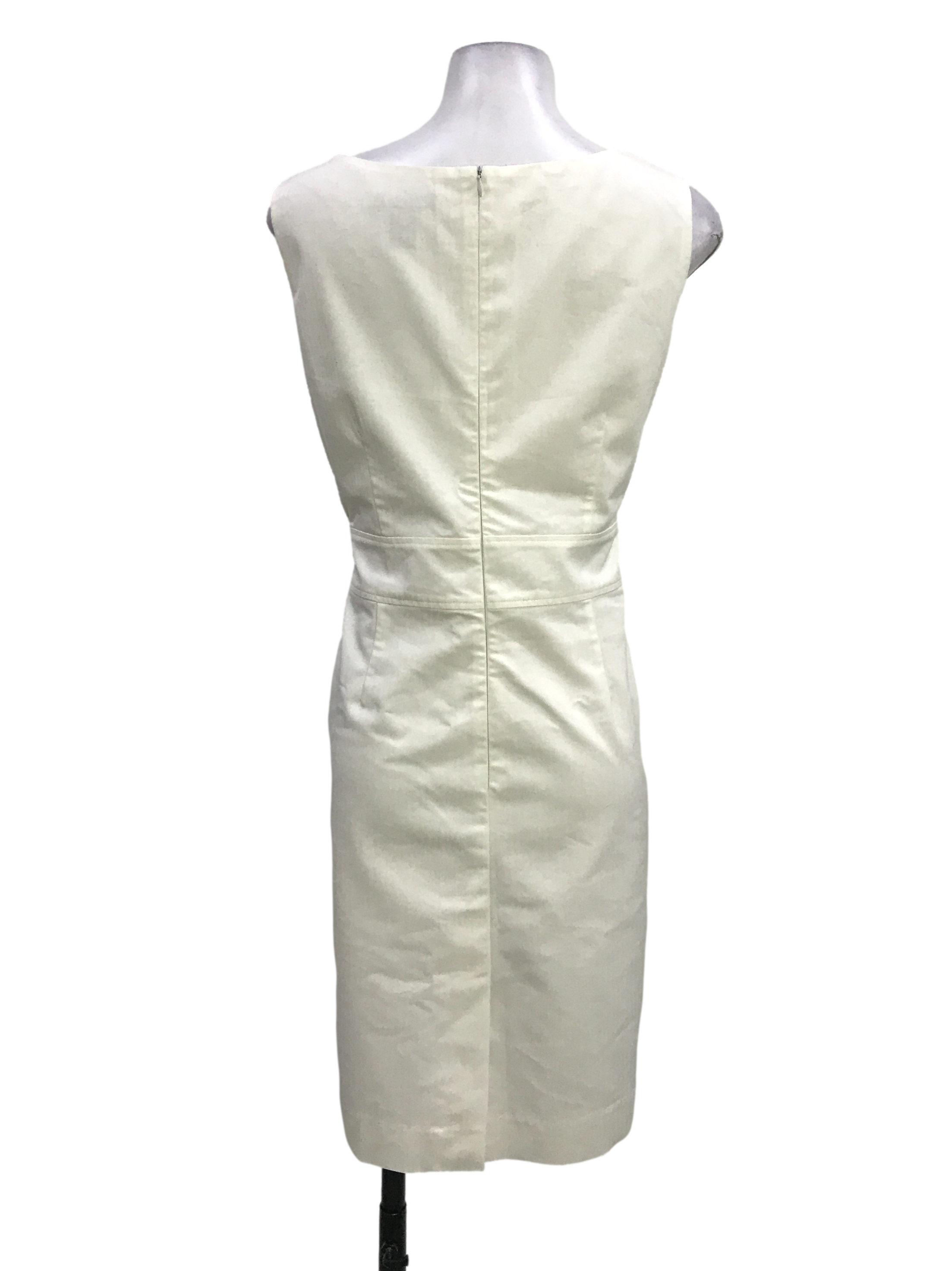 White O Ring Waist Dress