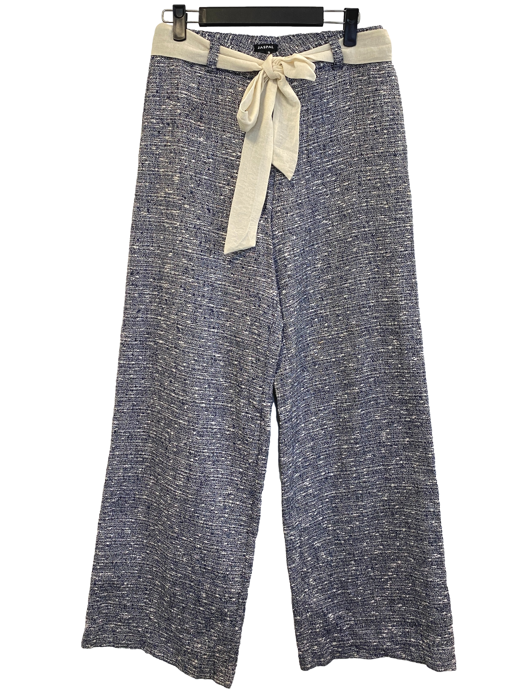 Multicolour Tweed Wide Leg Pants