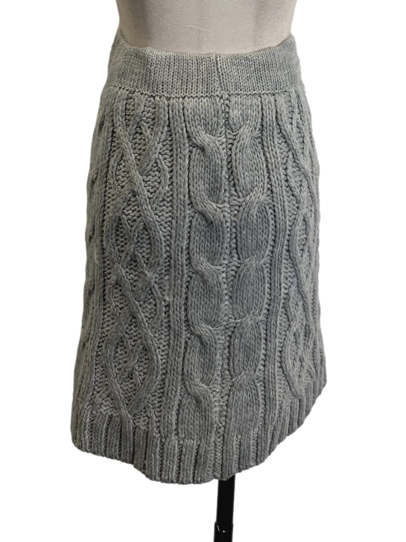 Grey Knitted Skirt
