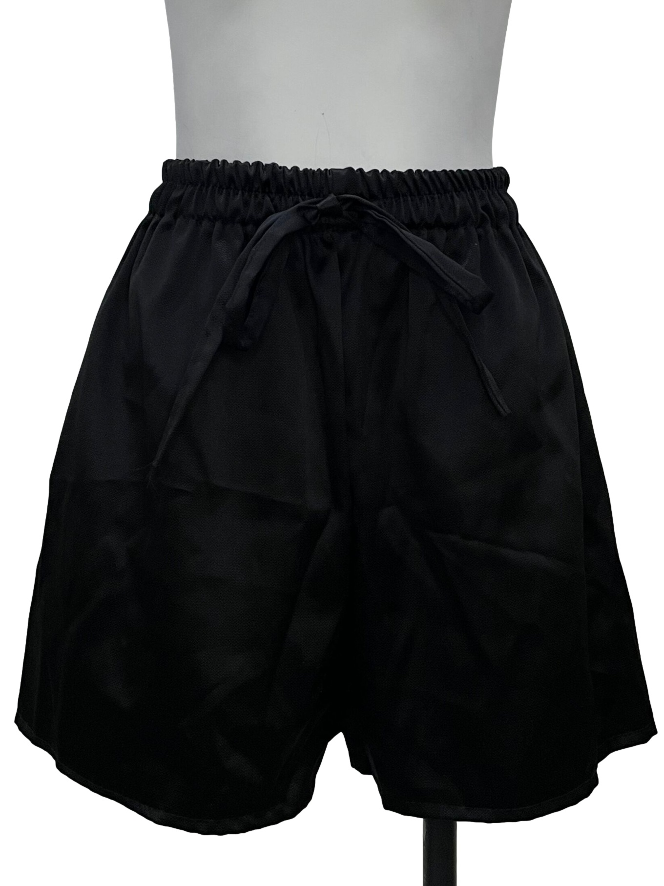 Black Silk Shorts