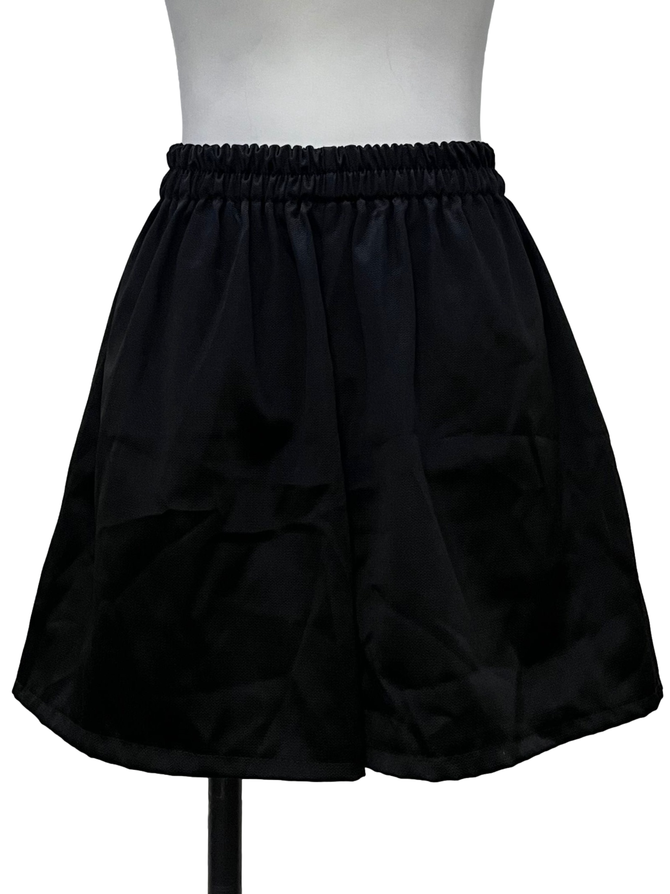 Black Silk Shorts