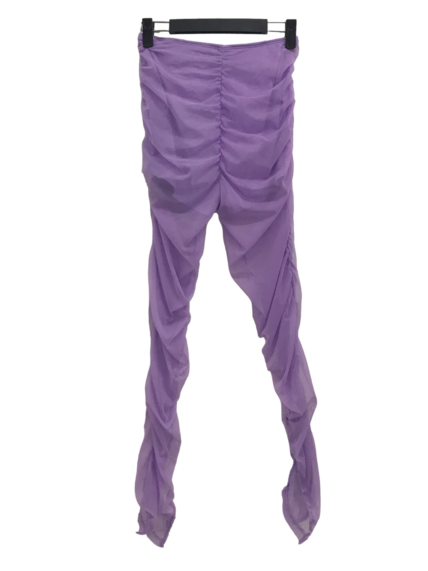 Orchid Purple Drapes Sheer Pants