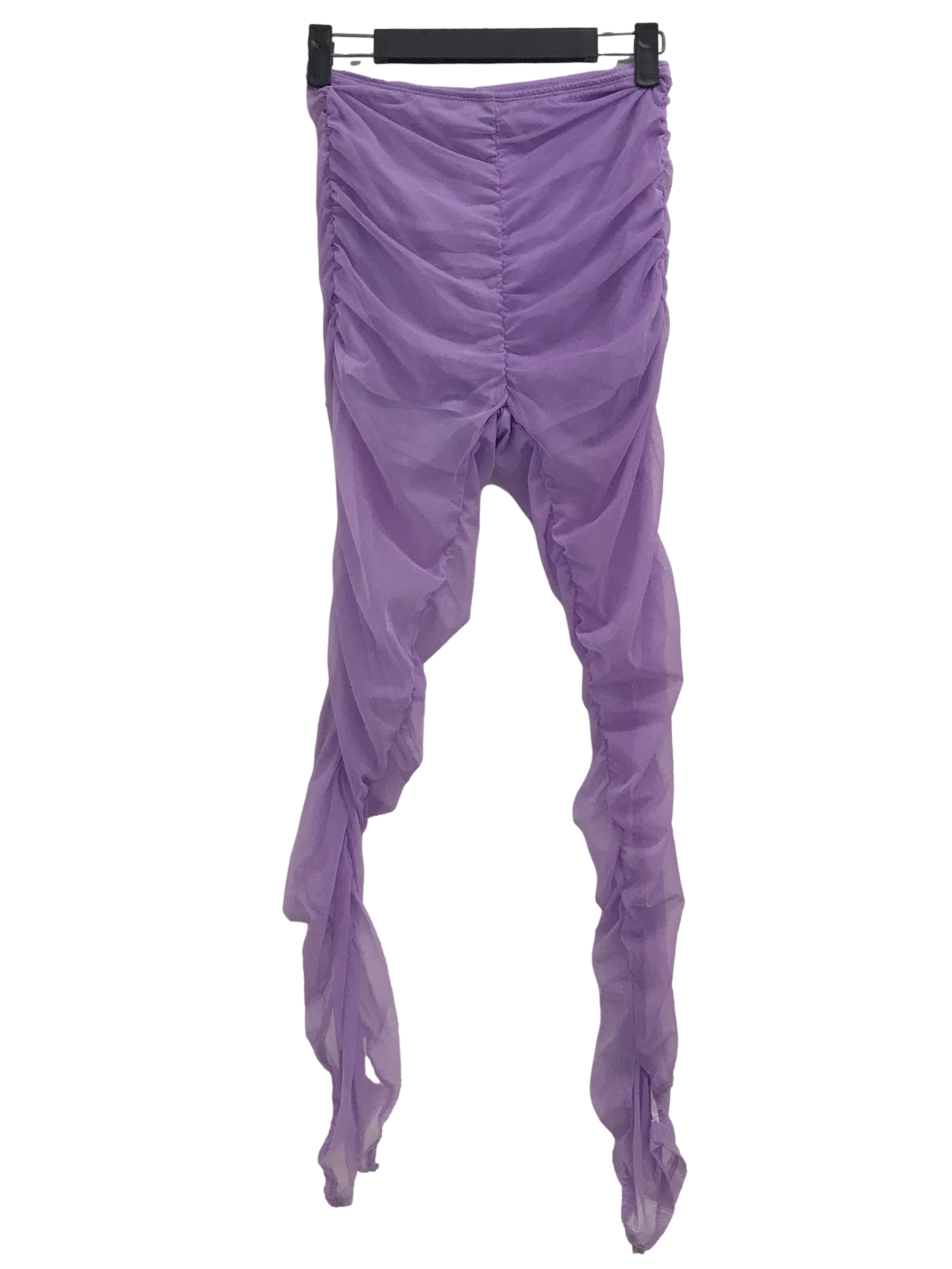 Orchid Purple Drapes Sheer Pants